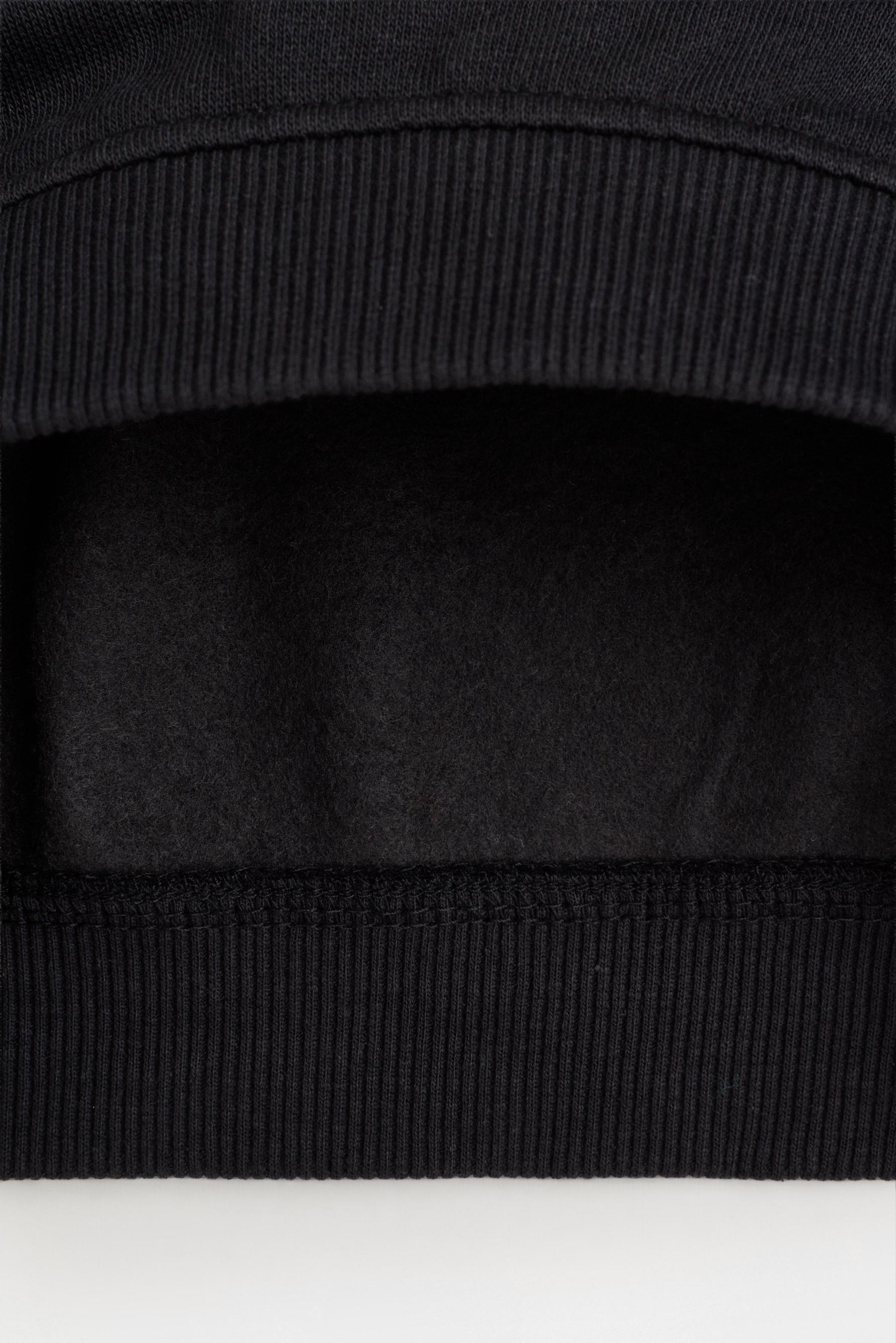 Raised print hoodie — MEDIUM GREY