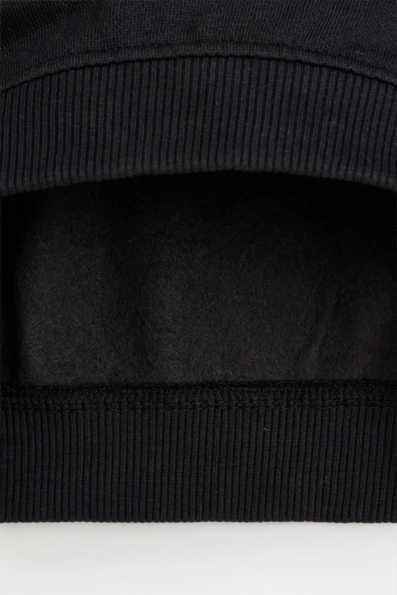 Raised print hoodie — MEDIUM GREY