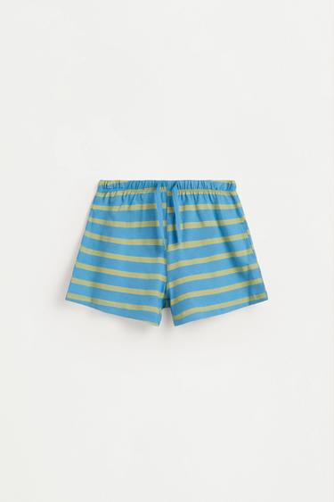 Striped short pyjamas — FADED BLUE 3