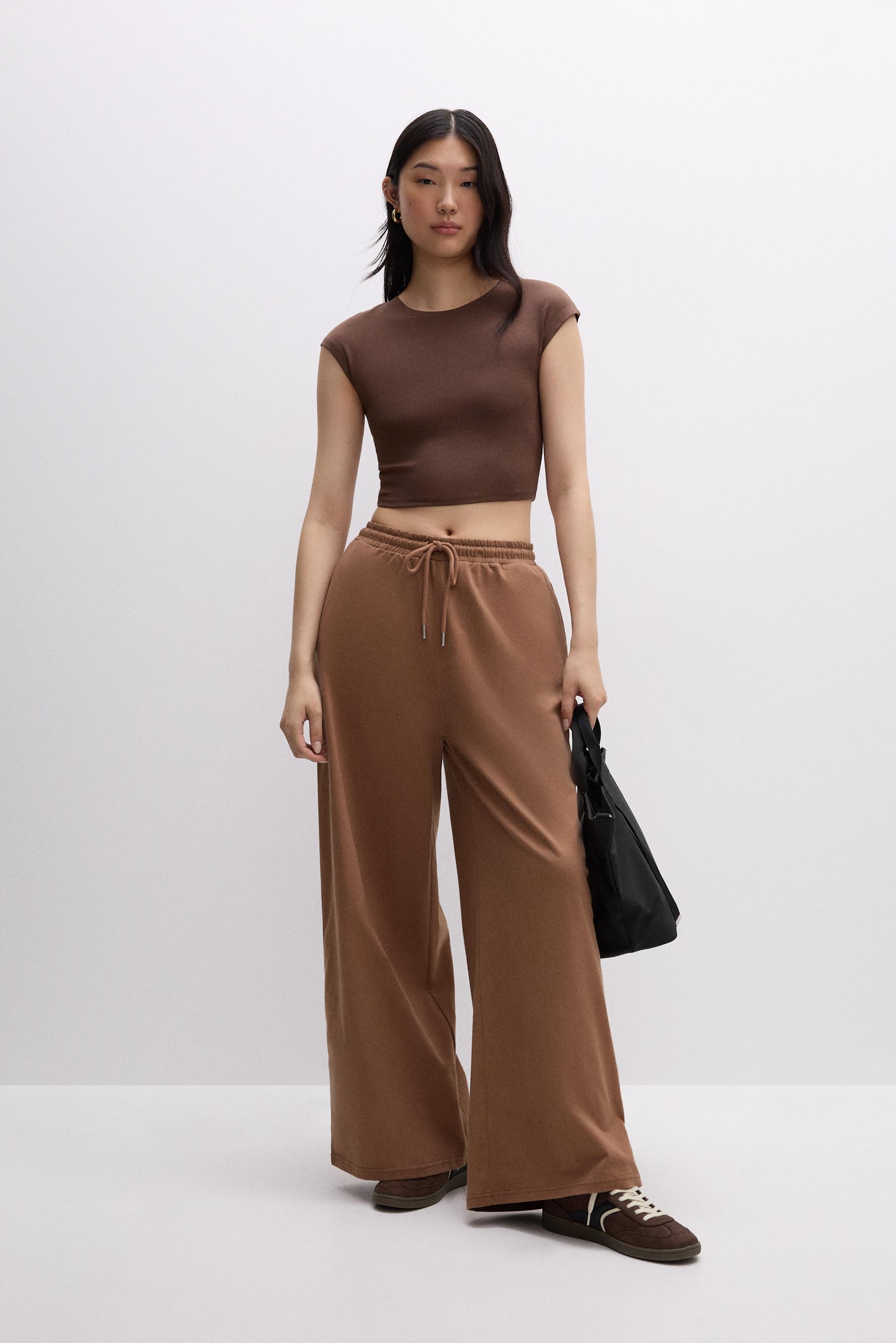 Pantalón wide leg heavy