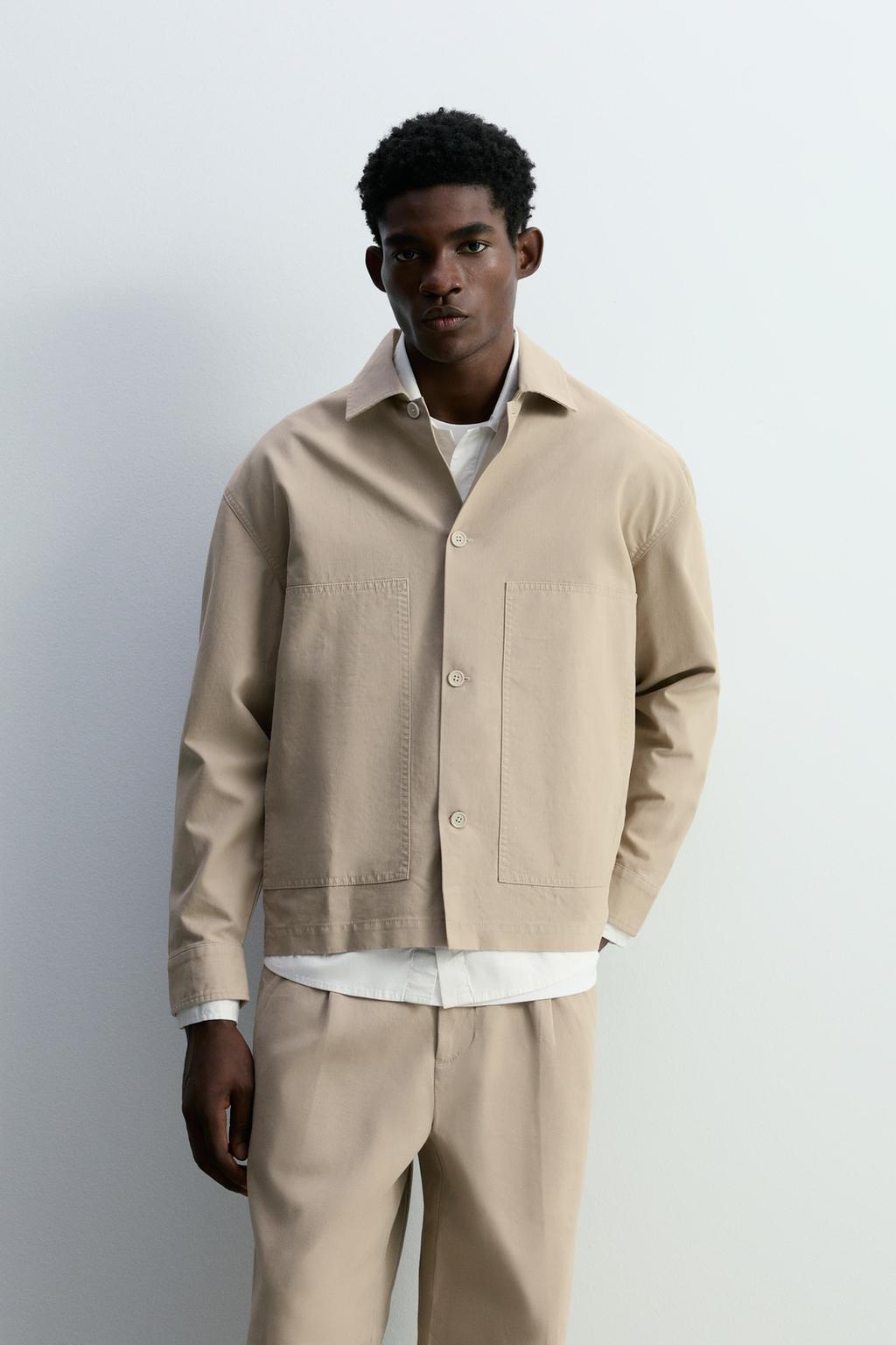 Twill overshirt