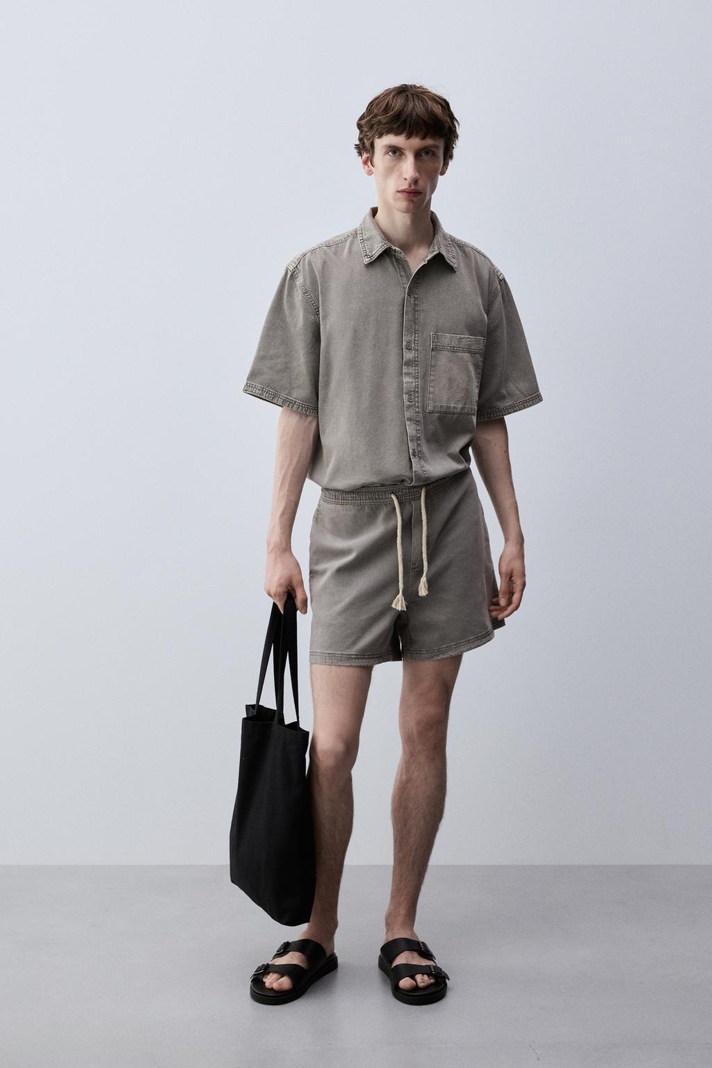 Bermuda denim jogger ligera