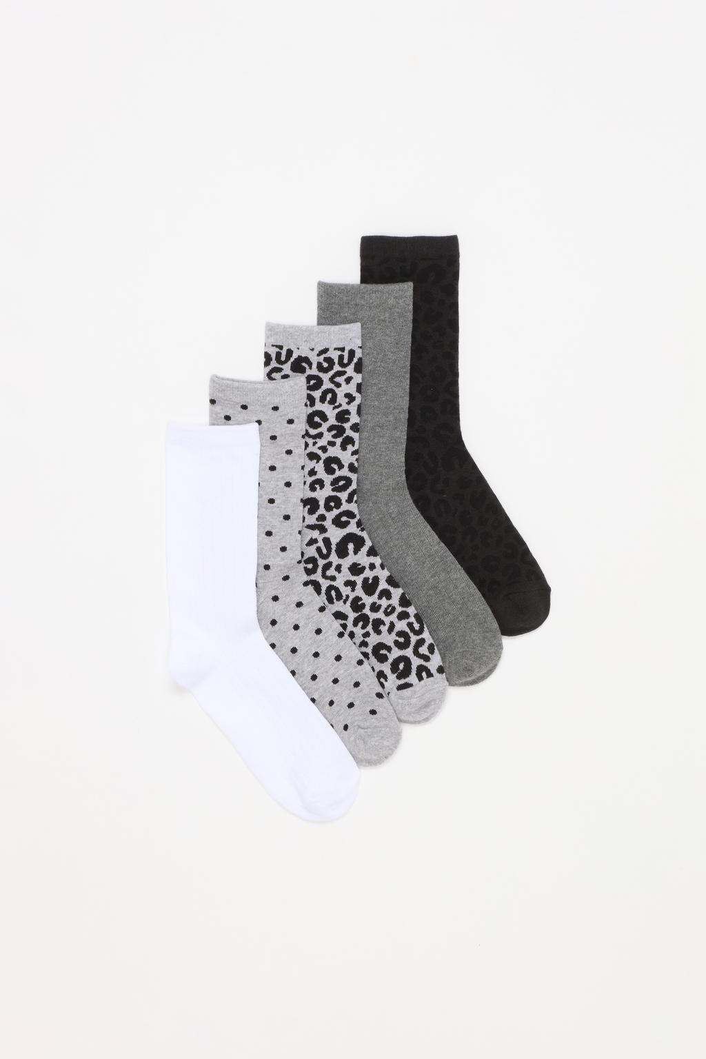 5-pack of long socks