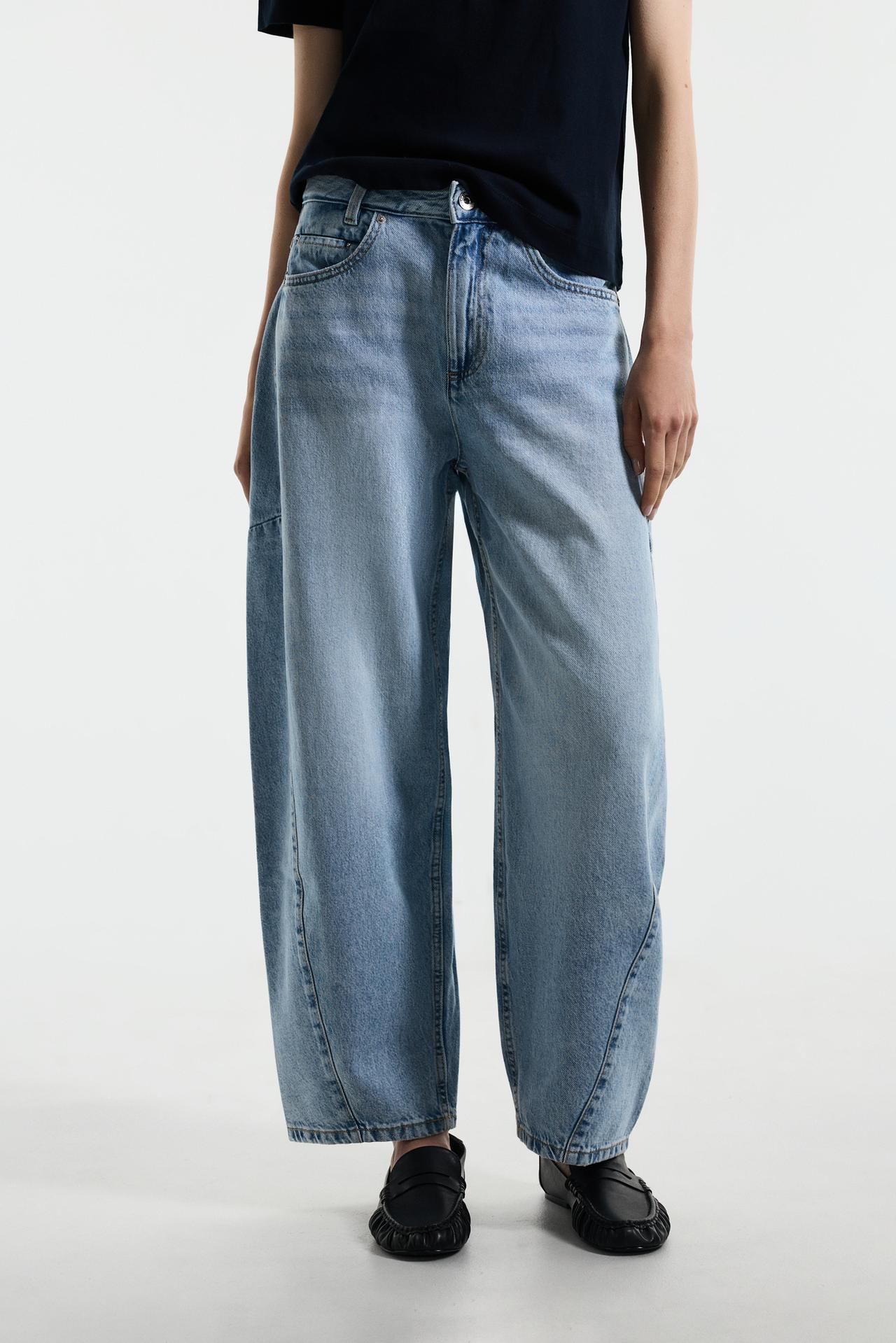 Barrel jeans — PASTEL BLUE