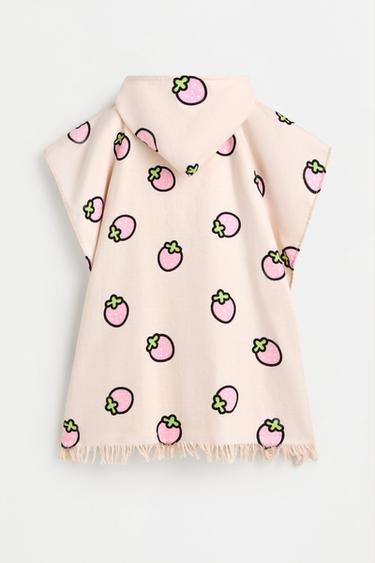 Hello Kitty ©SANRIO poncho towel — PASTEL PINK 2