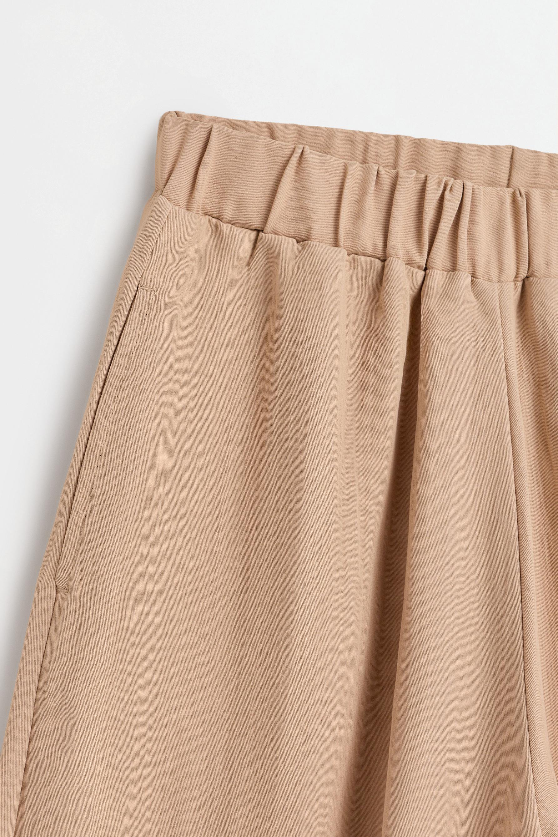 Flowing balloon trousers — LIGHT BEIGE