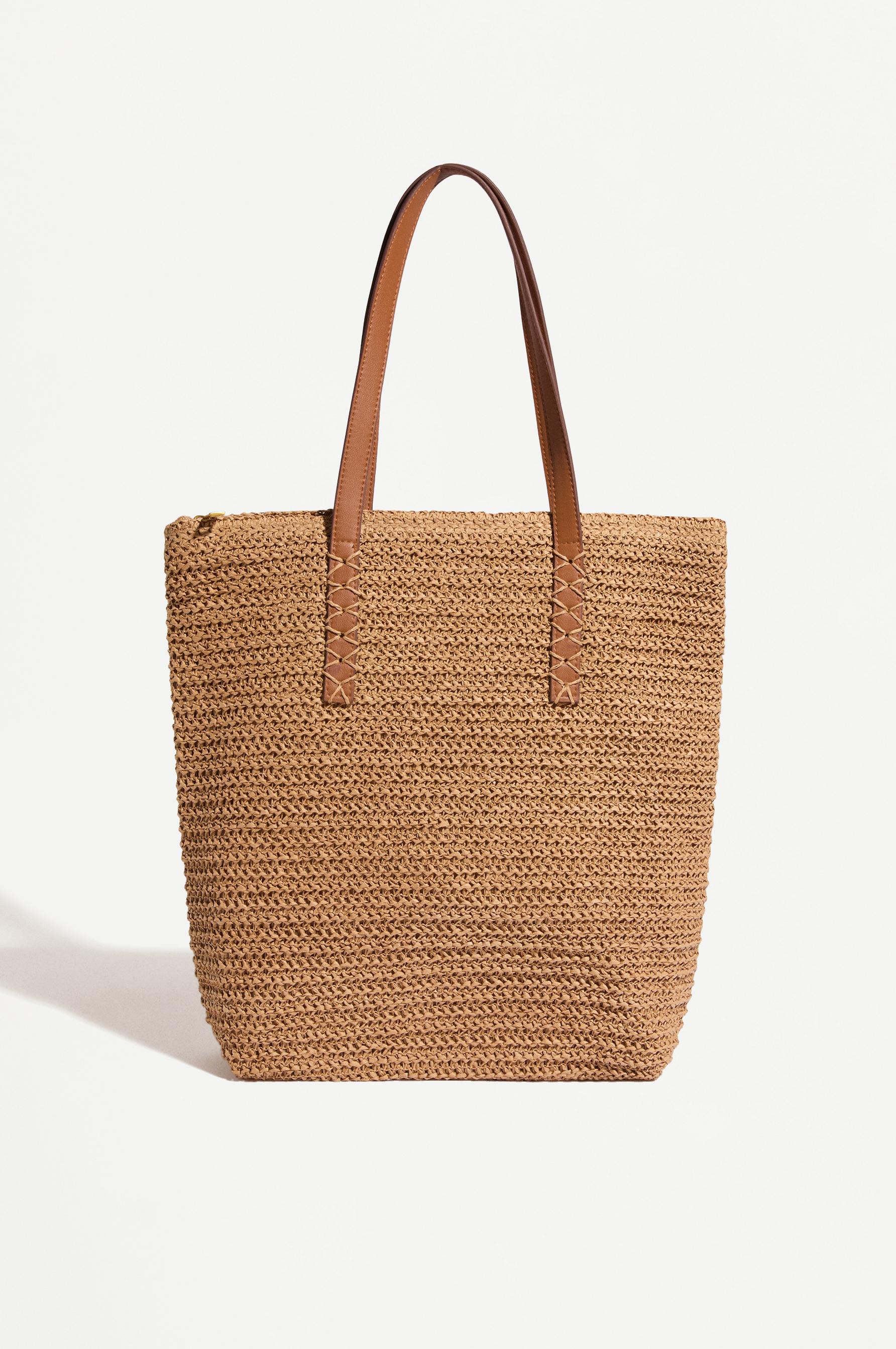 Paper shopper bag — CAMEL