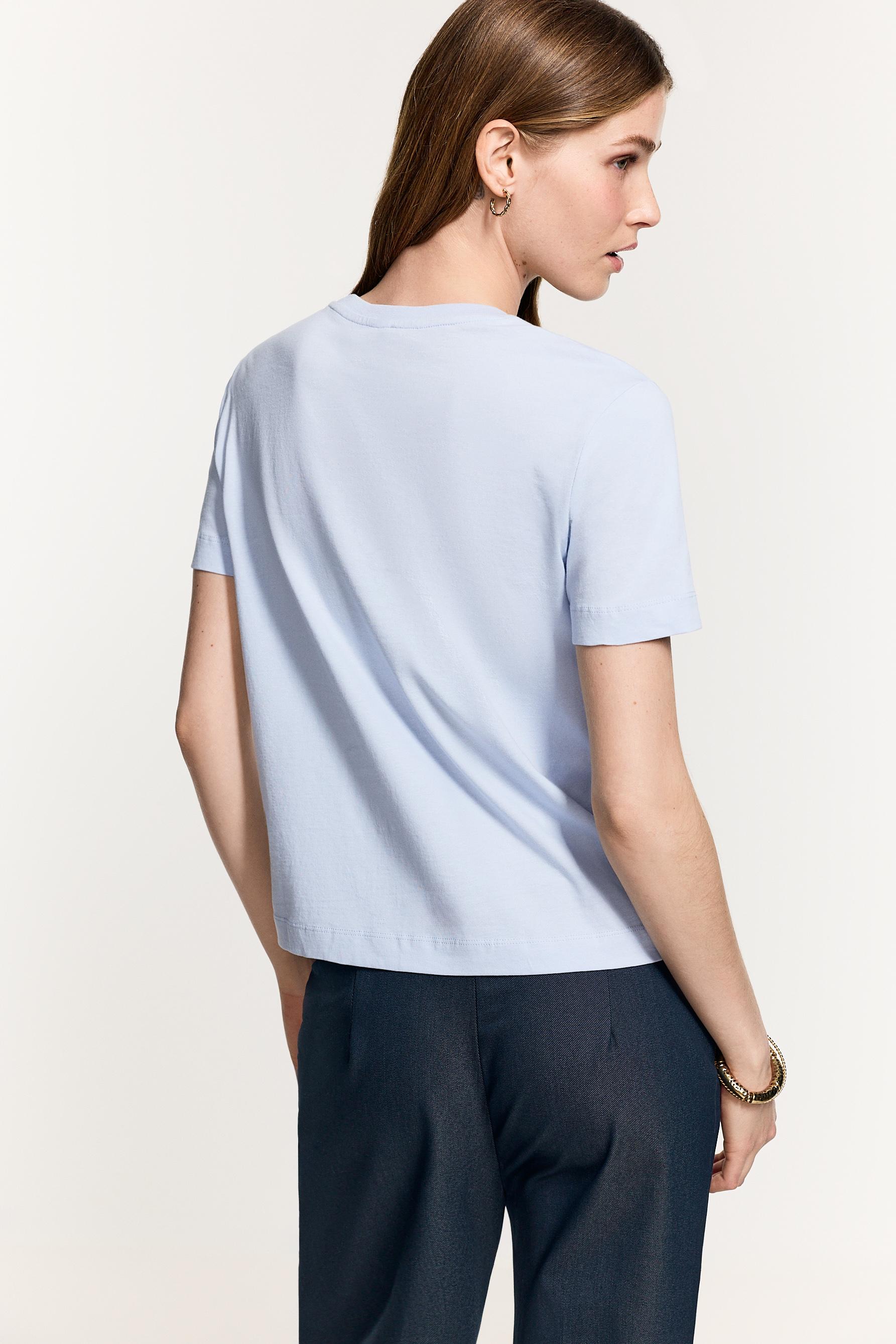 Printed T-shirt — SKY BLUE