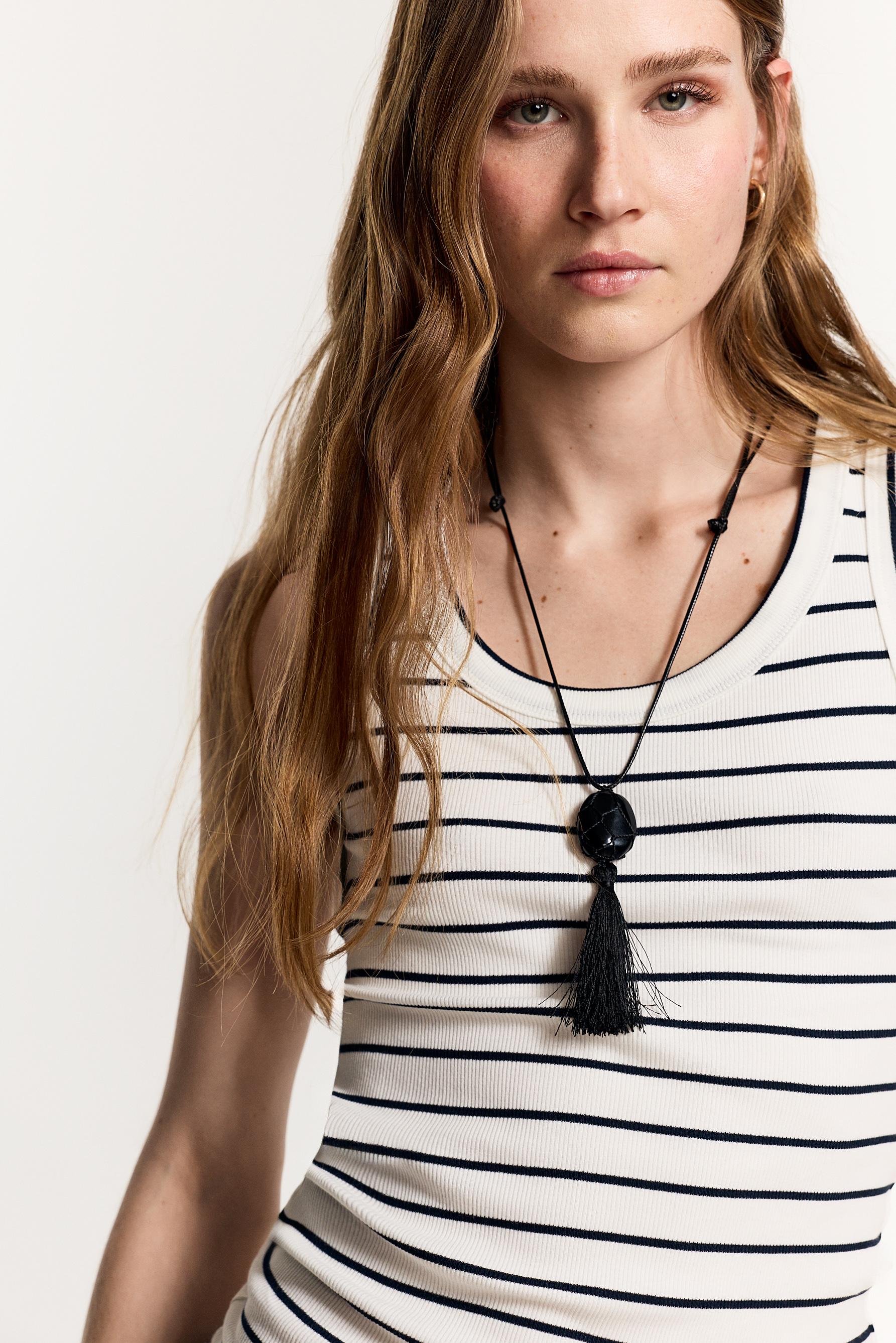 Racerback top — STRIPED