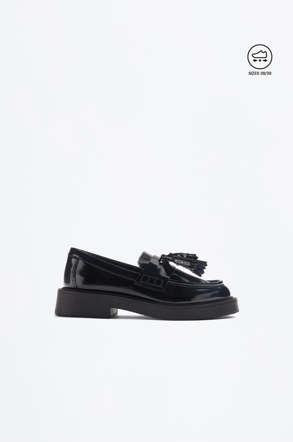 Mocassino nappe borchie