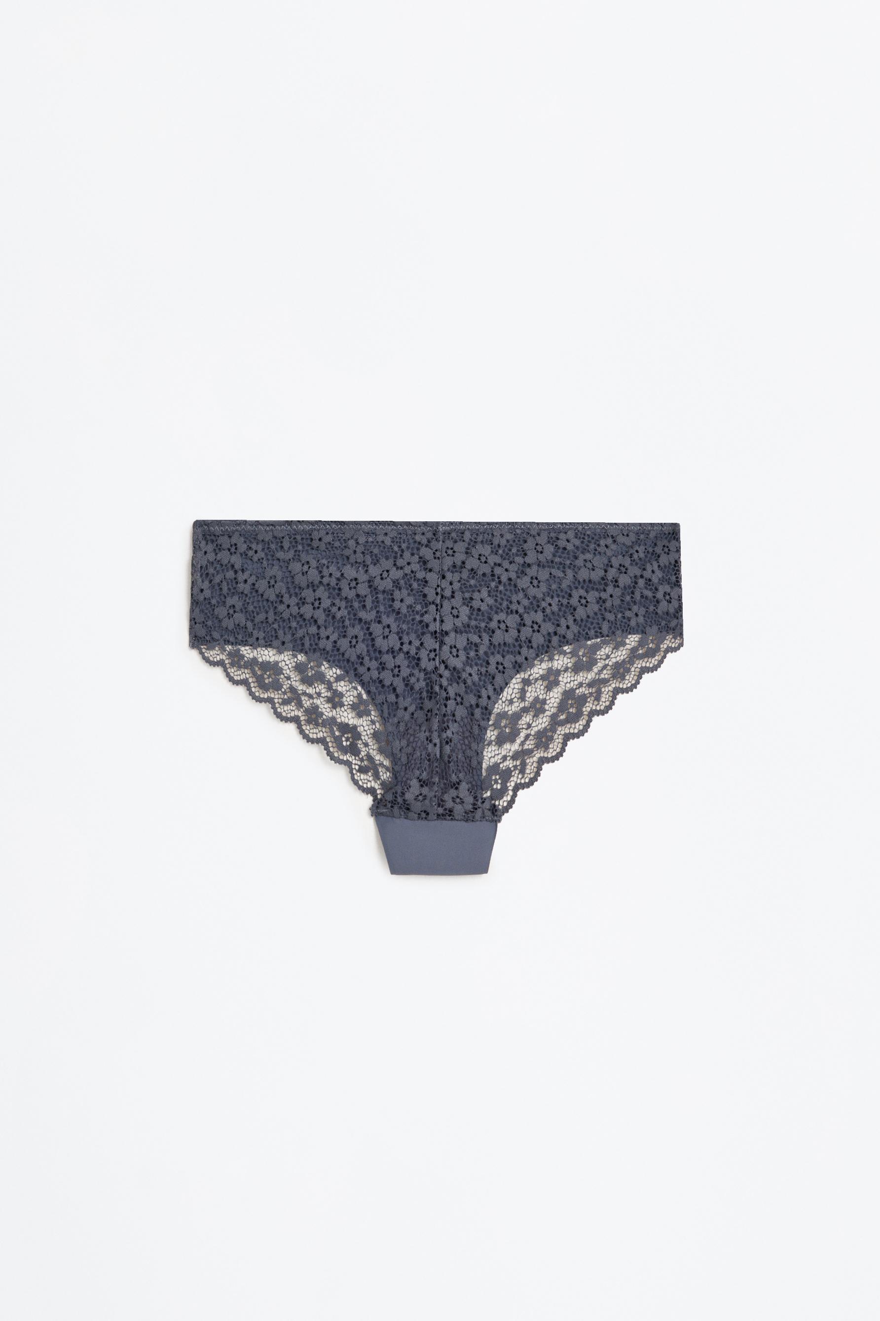 Microfibre hipster briefs (Pack 3) — BLUE/WHITE