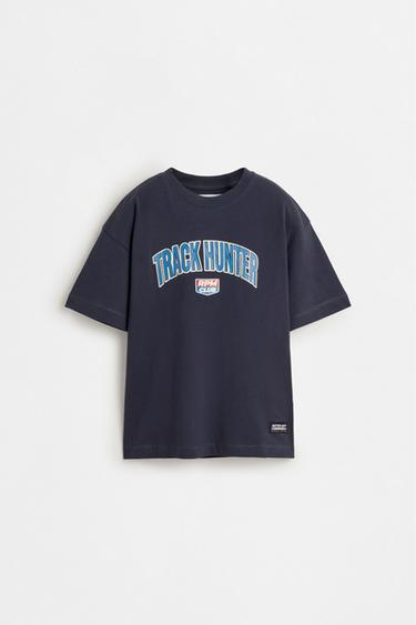 T-shirt with a maxi print on the back — NAVY 1