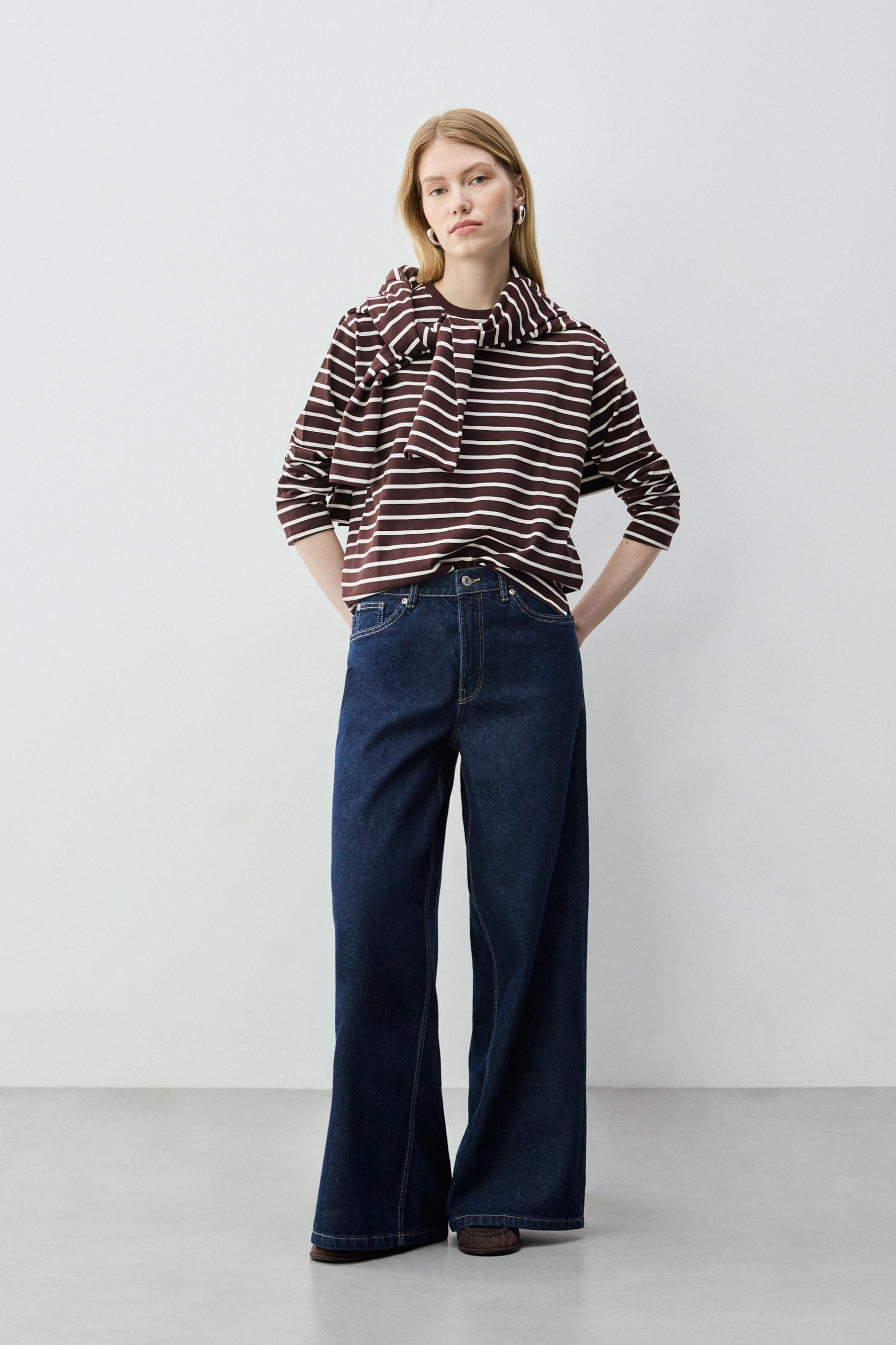 Jeans baggy wide leg