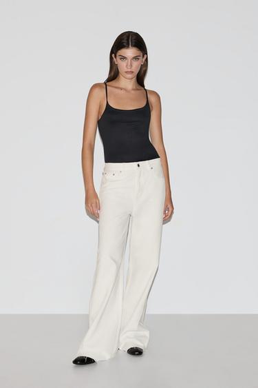 Polyamide Strappy Top — BLACK 2