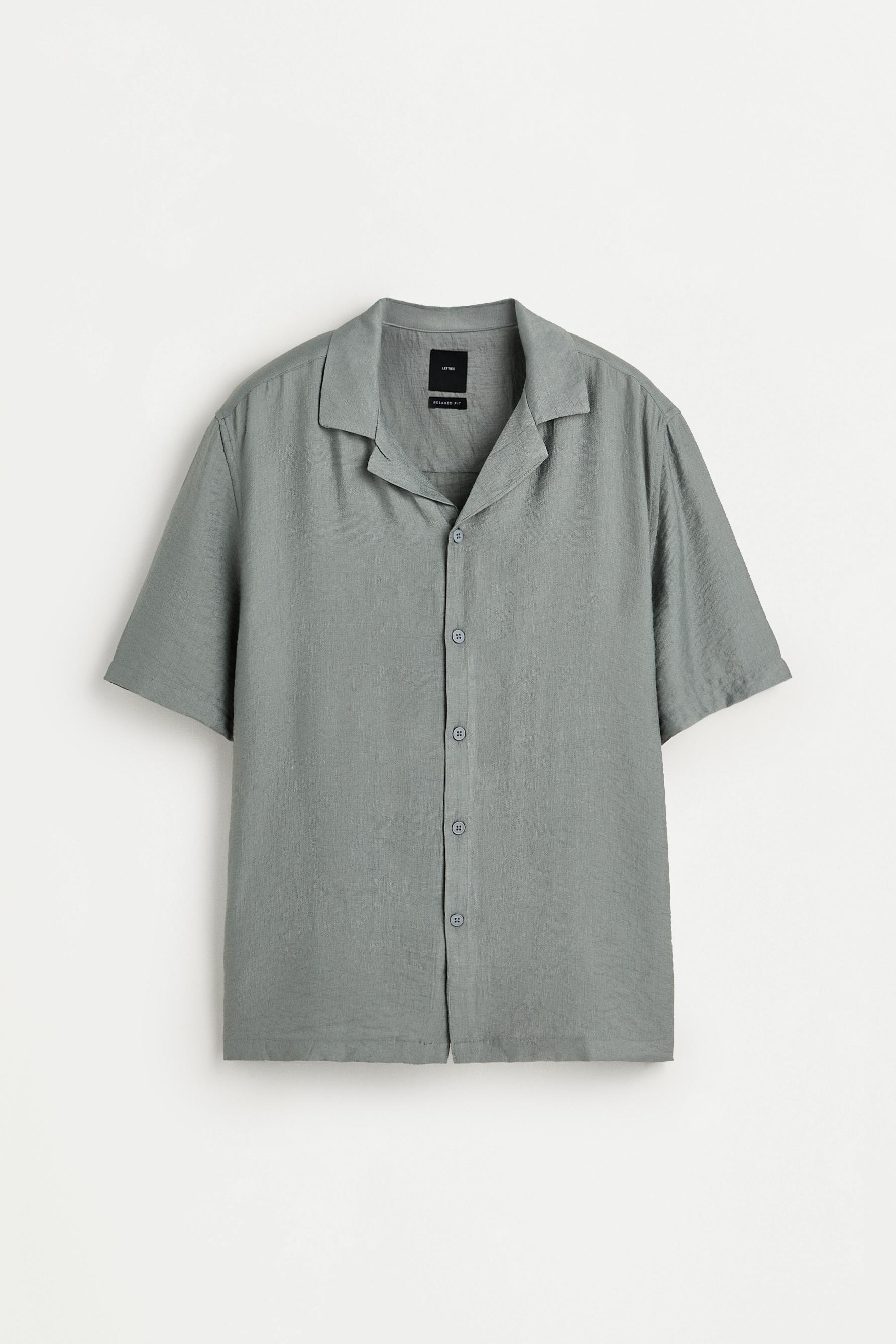 Flowing shirt — BLUE GREY