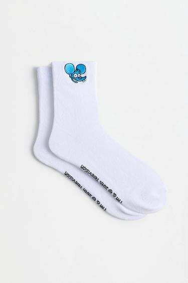 The Simpsons high ankle socks (3-pack) — BLUE 2