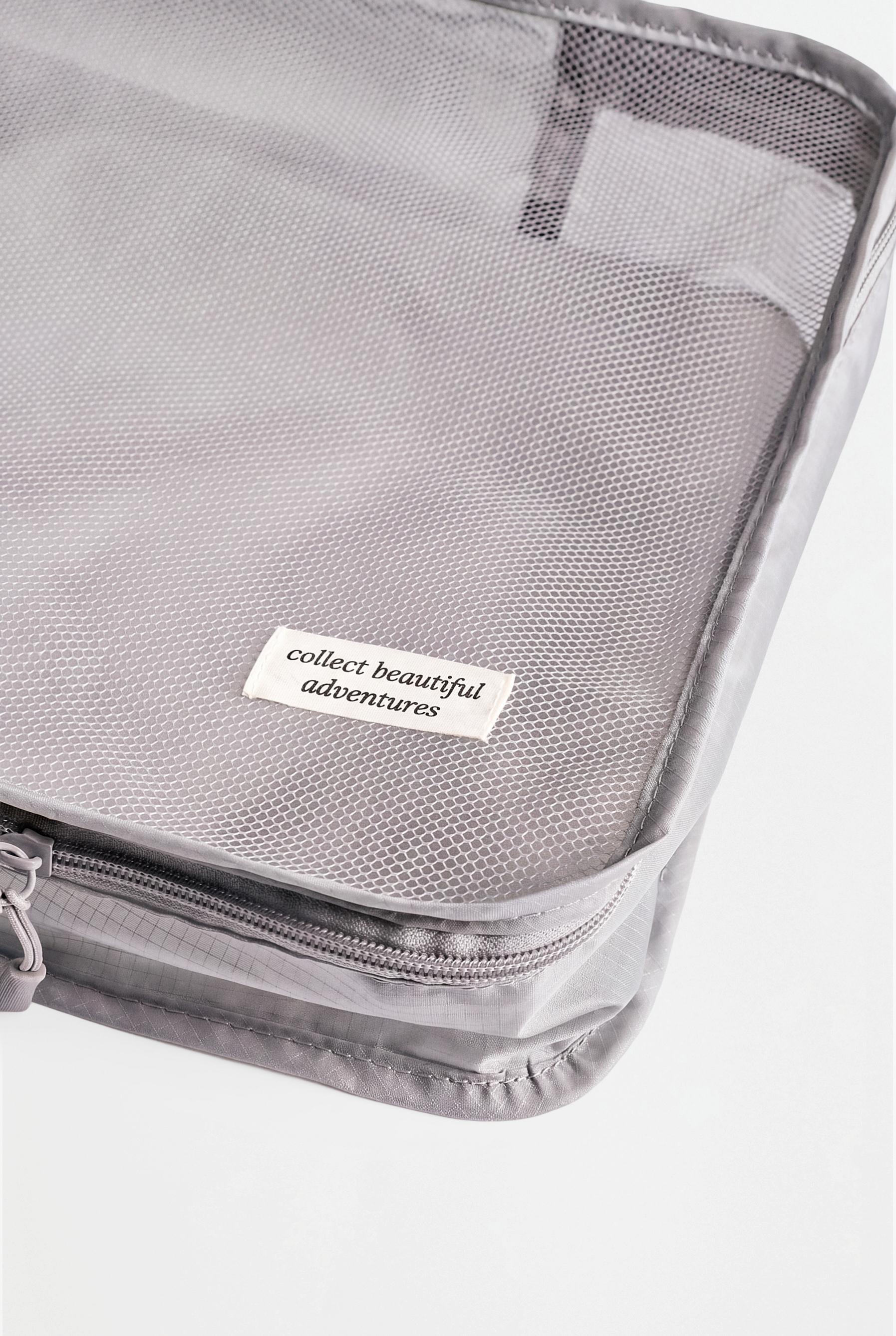 Set of 3 travel organisers — PEARL GREY