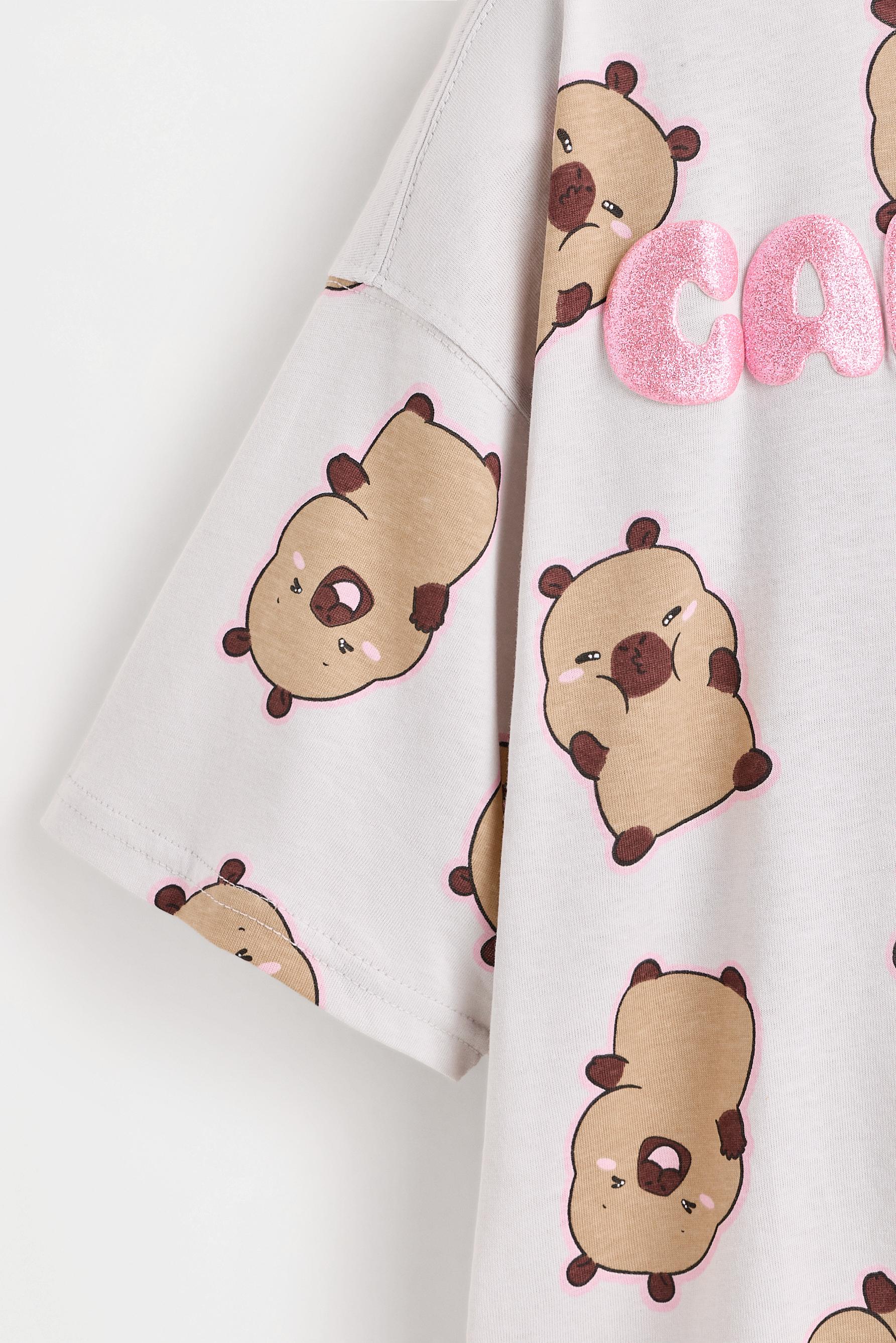 Capybara CAPYFUN© T-shirt — GREY