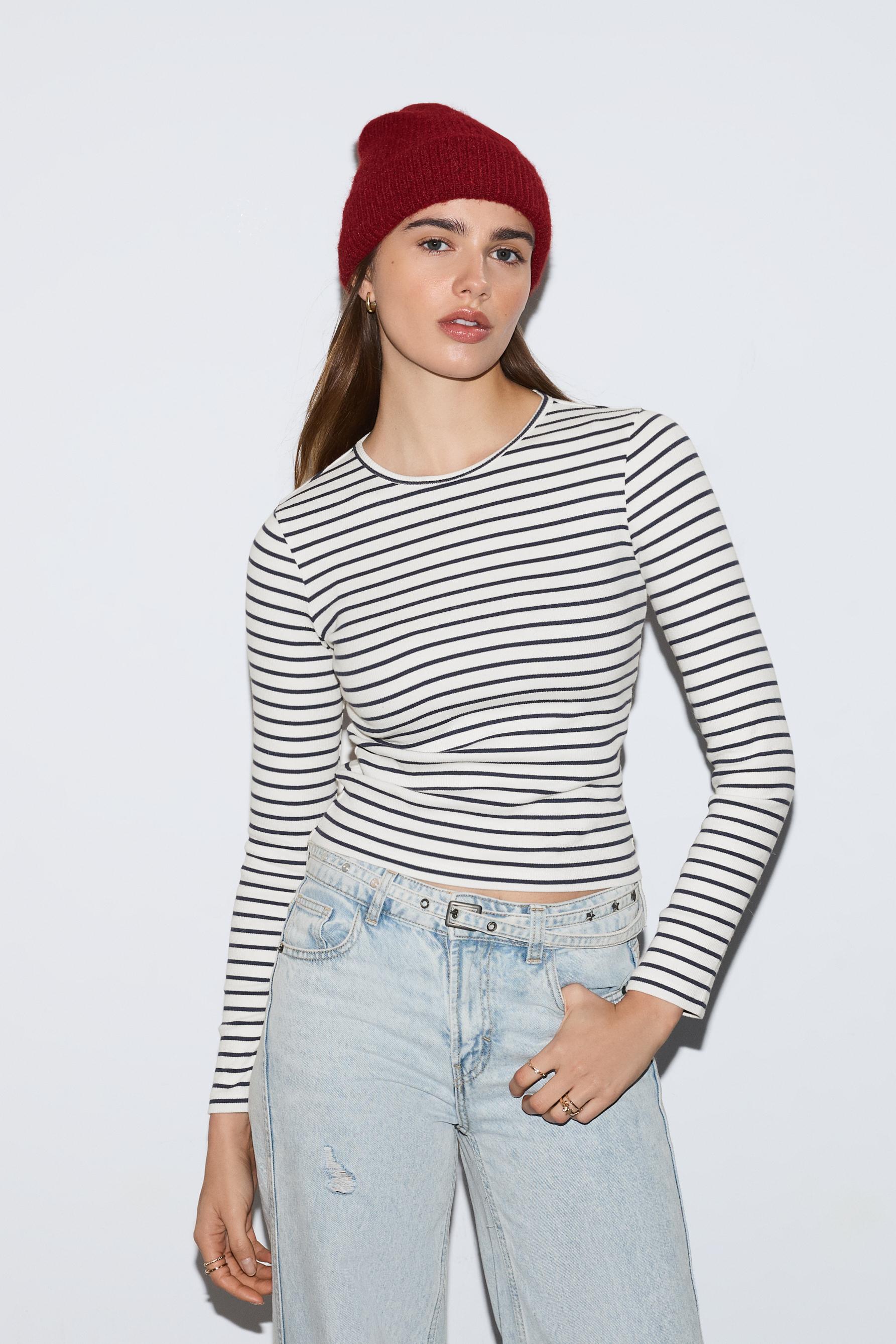 Camiseta básica canalé