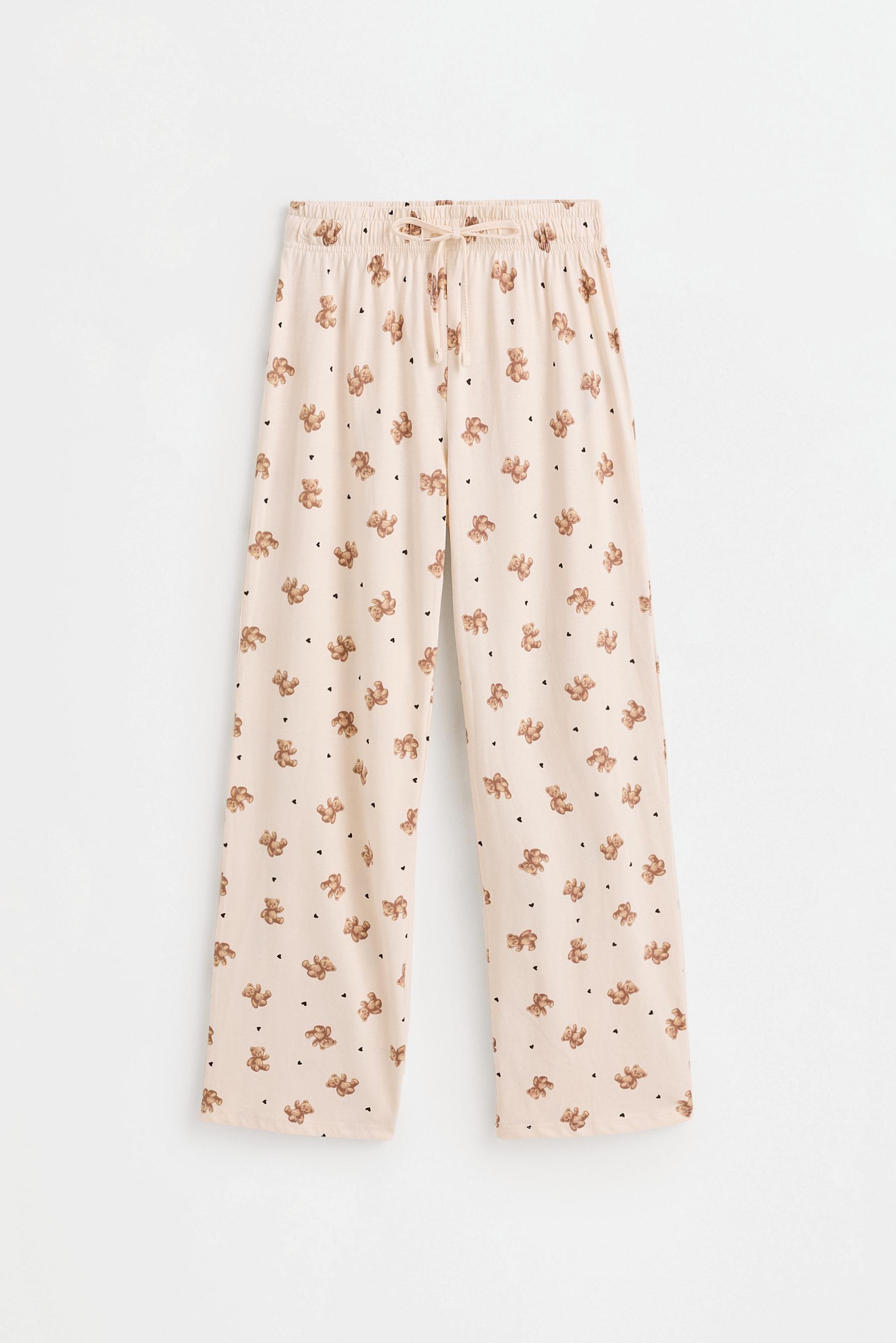 Printed pyjamas — PALE ECRU