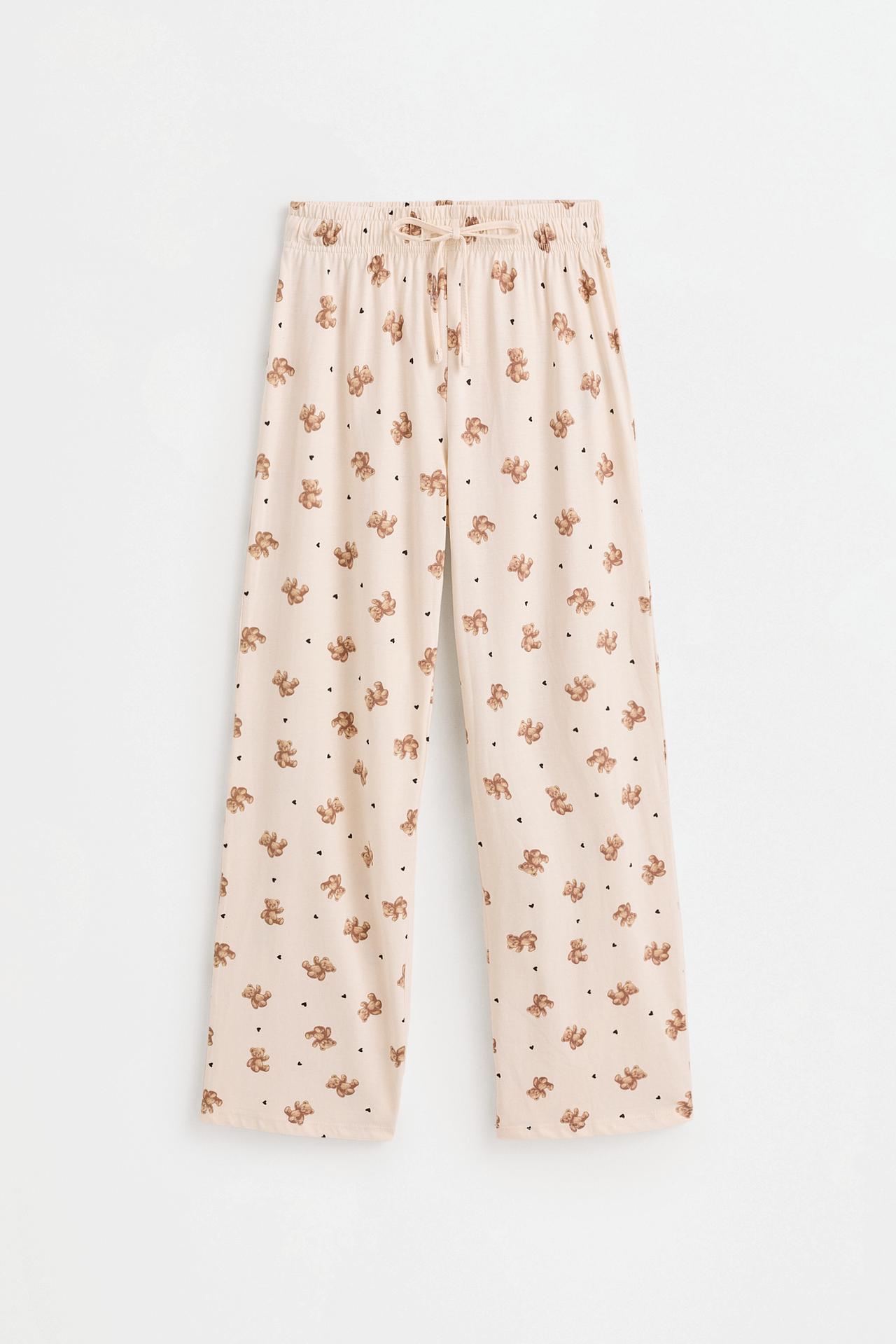 Printed pyjamas — PALE ECRU