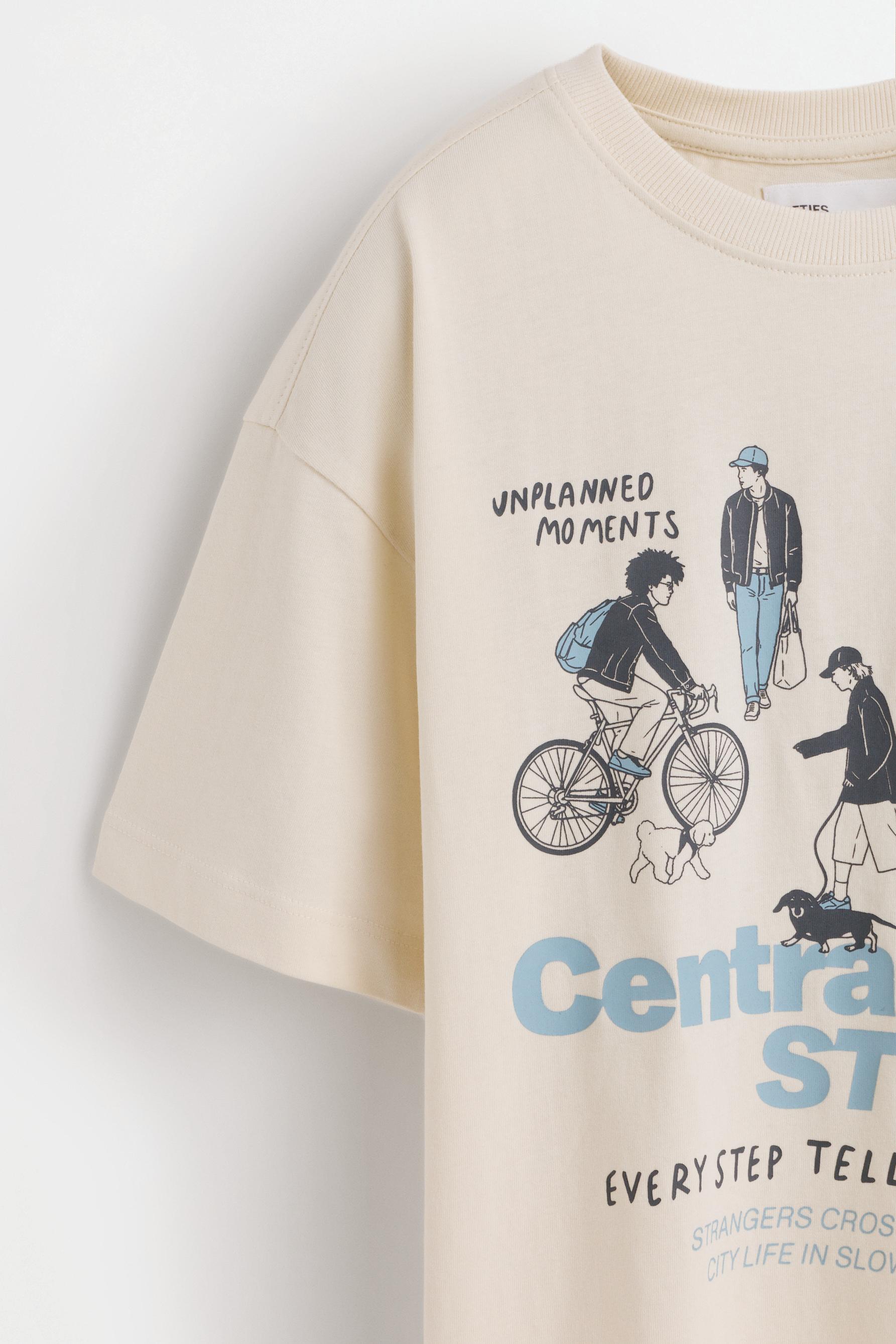 Printed T-shirt — PALE MINK