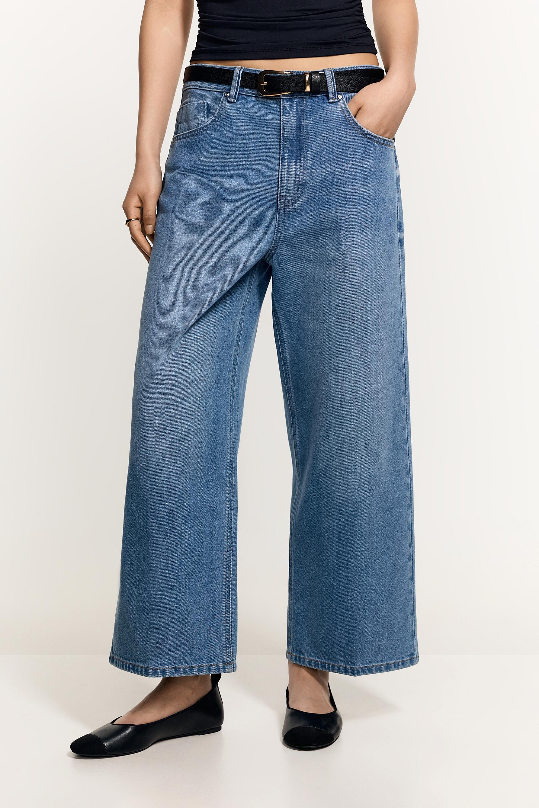Culotte jeans — PALE BLUE