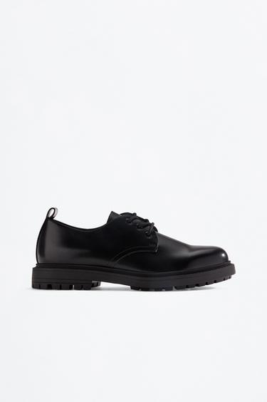 Blucher dress shoe — BLACK 1