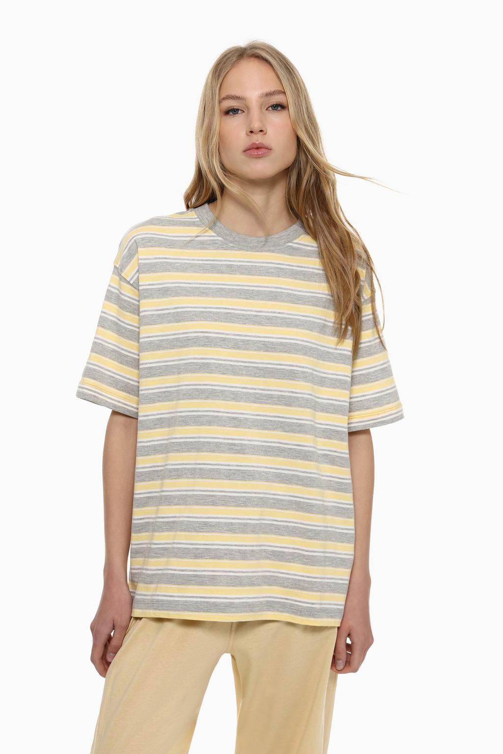 Camiseta oversize rayas