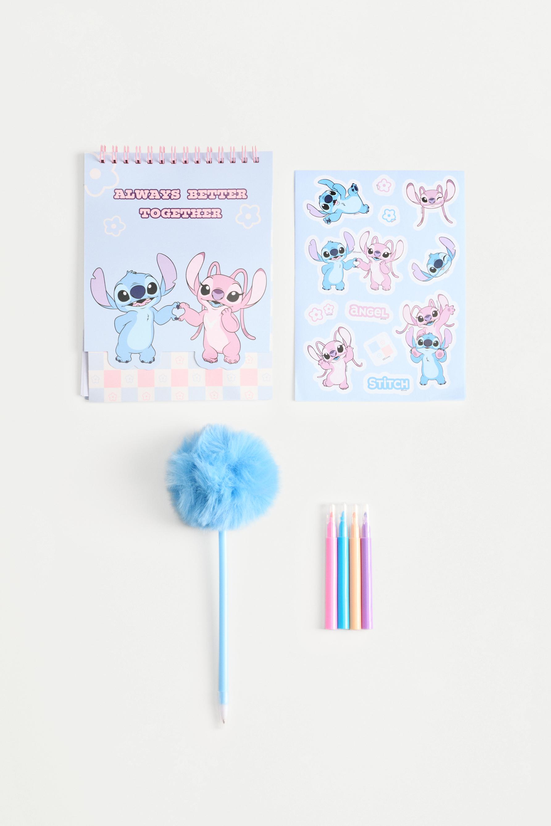 Stitch and Angel ©Disney stationery set — SKY BLUE