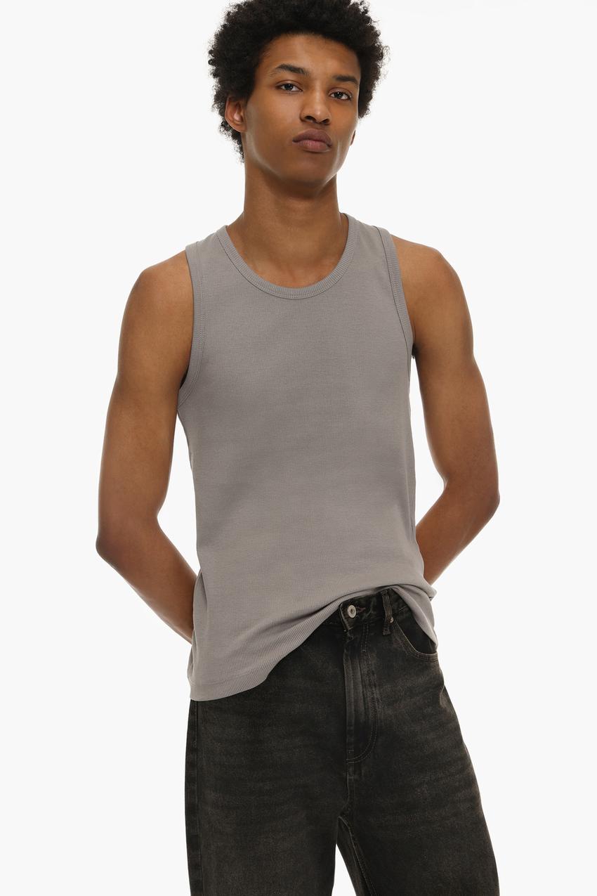 Camiseta Interior Playera Tirantes Playera Ropa Interior Blanca