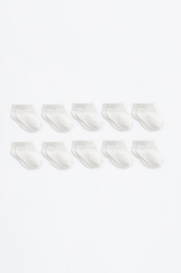 Ankle socks (Pack 10) — WHITE 1