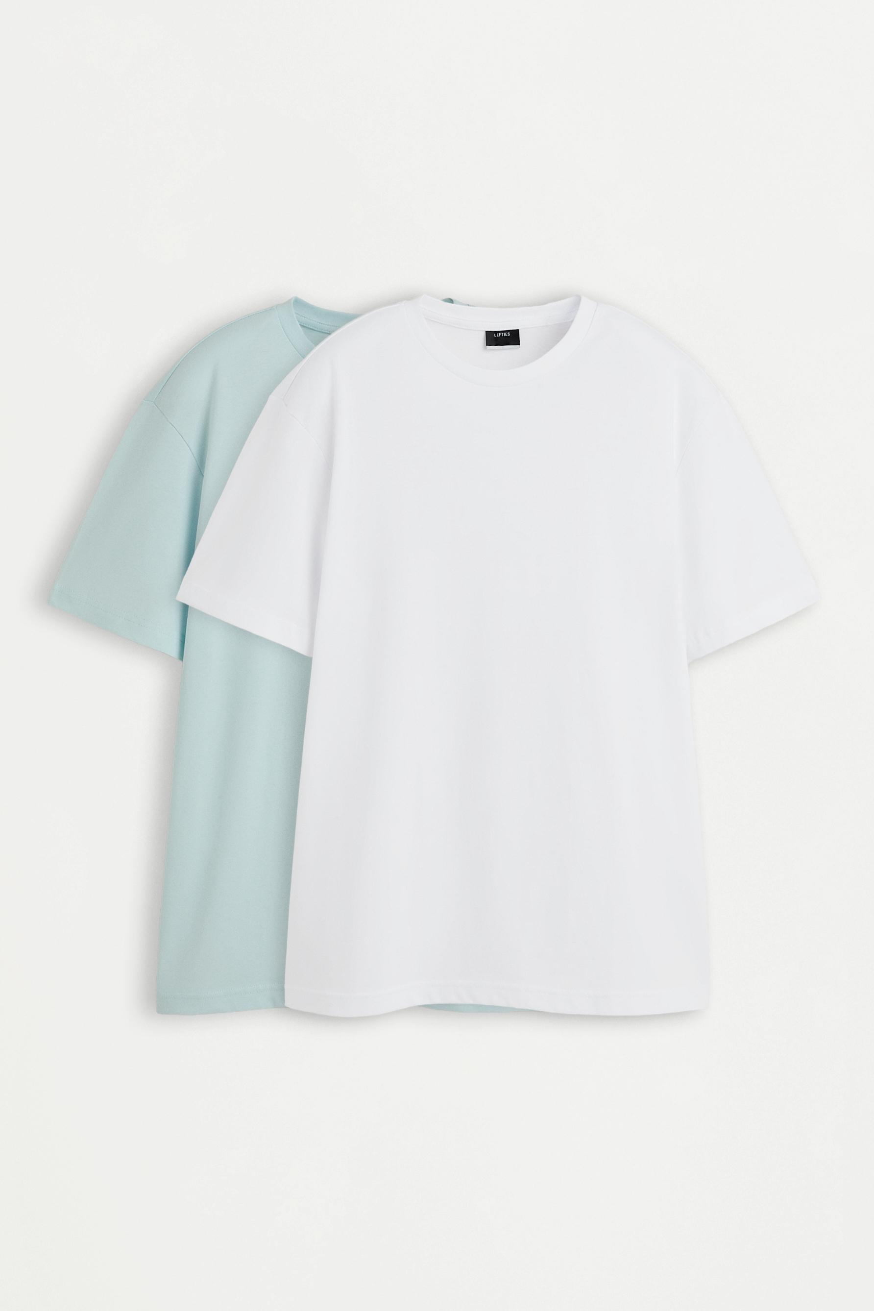 2-pack of basic T-shirts — SKY BLUE