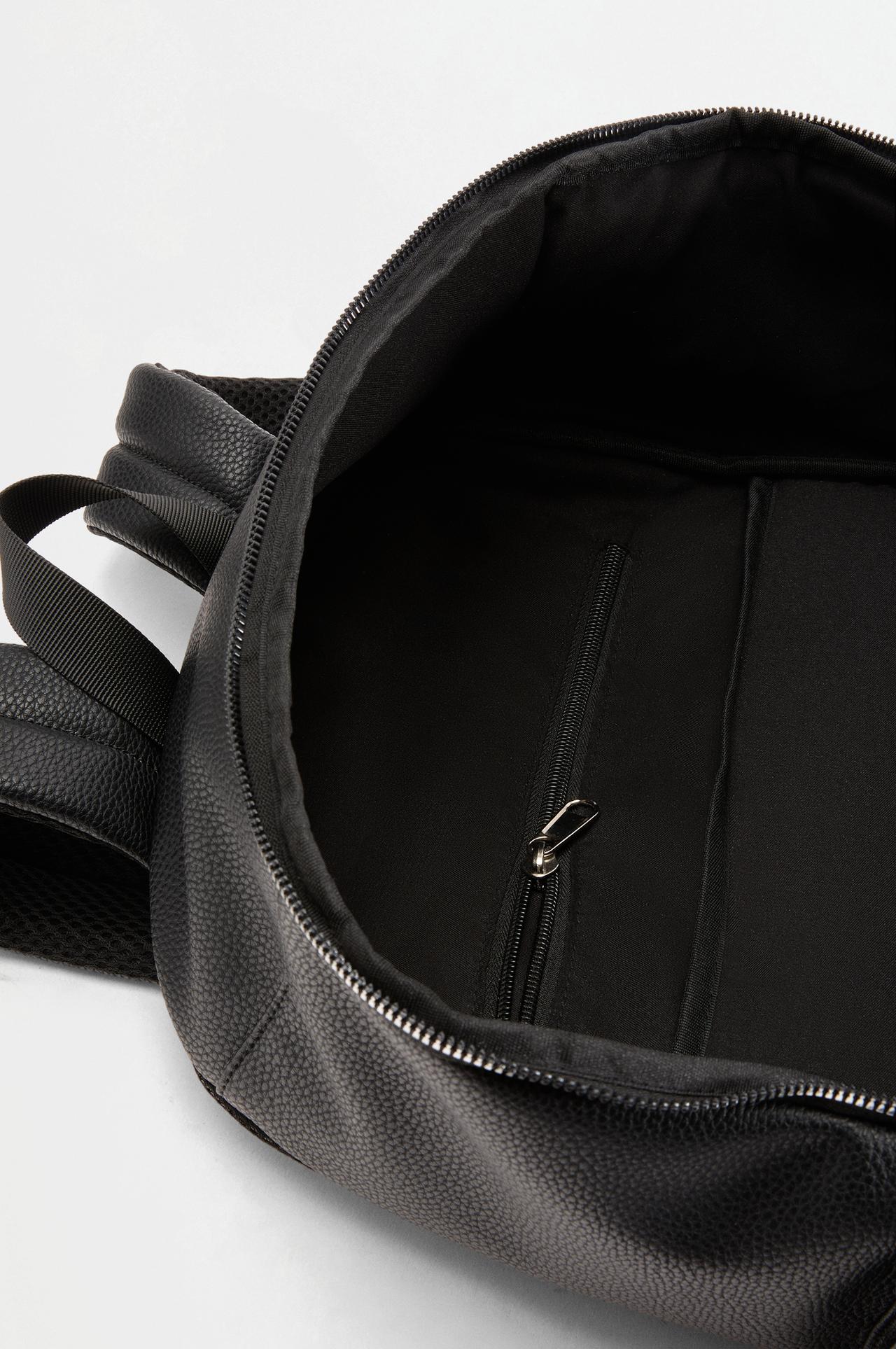 Multi-pocket backpack — BLACK
