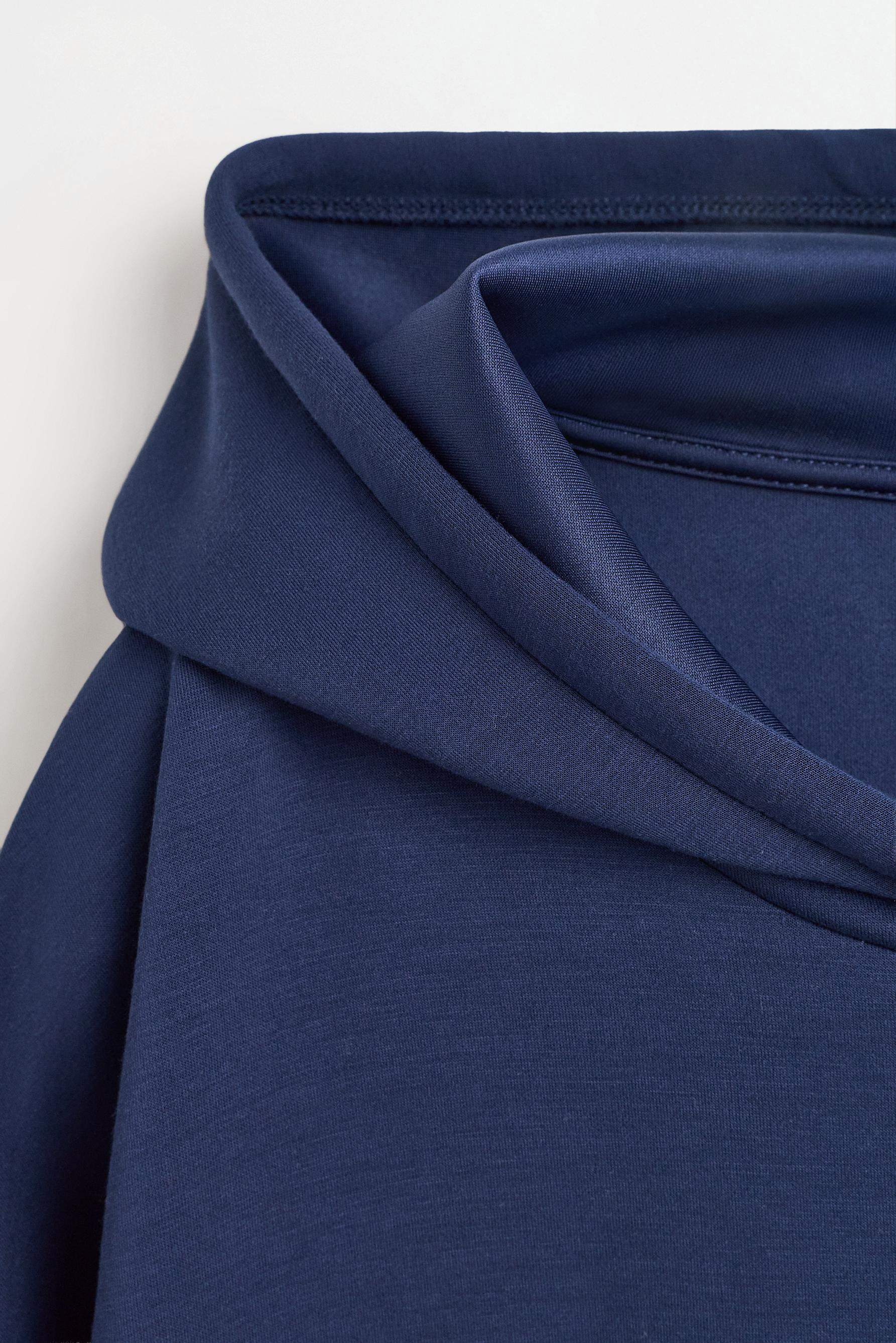 Fluid hoodie — DARK BLUE