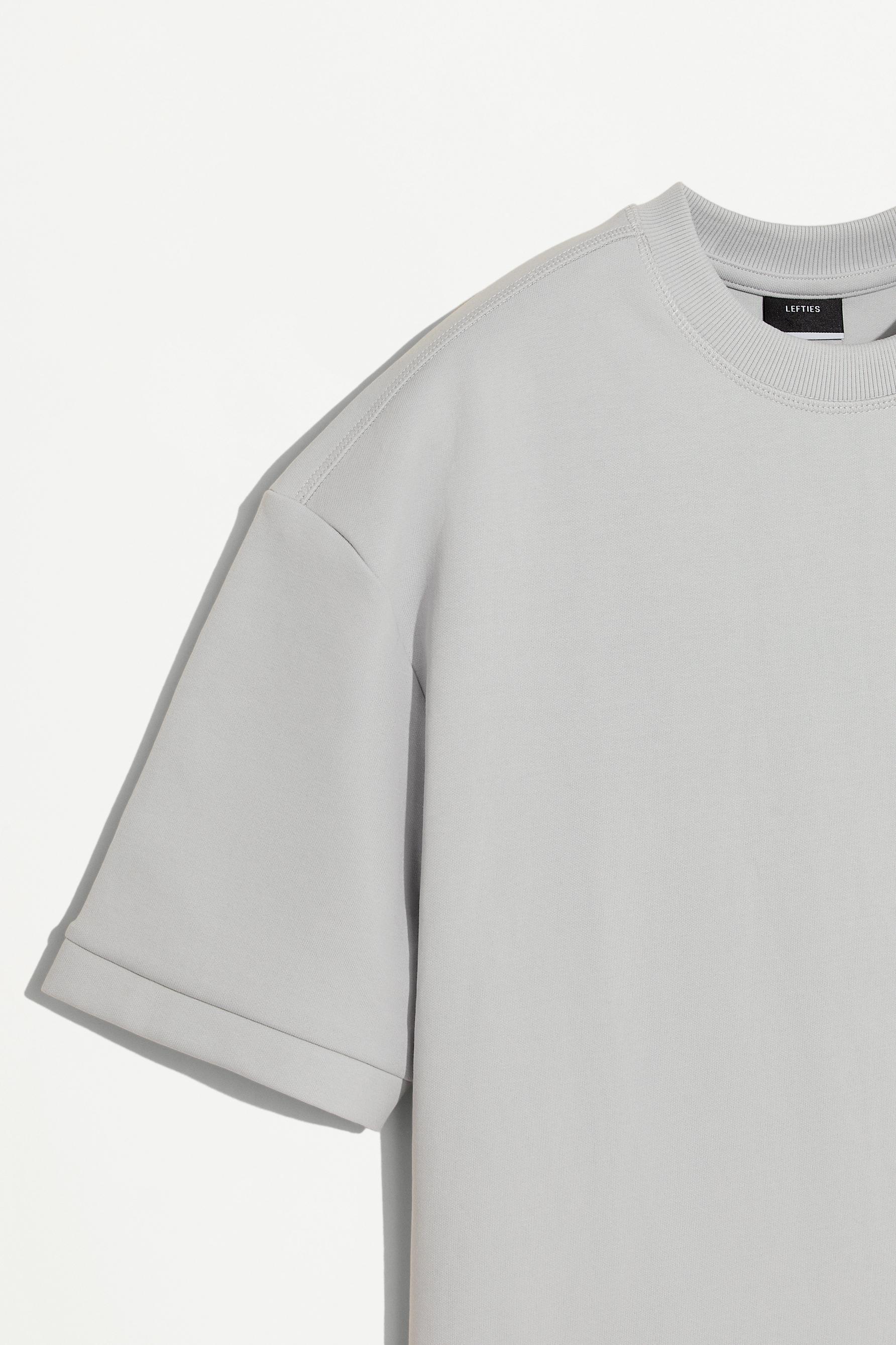 Heavy interlock T-shirt — PALE BLUE
