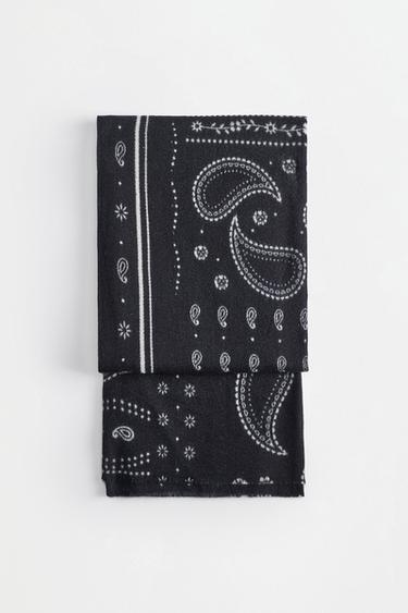 Paisley scarf — BLACK 2