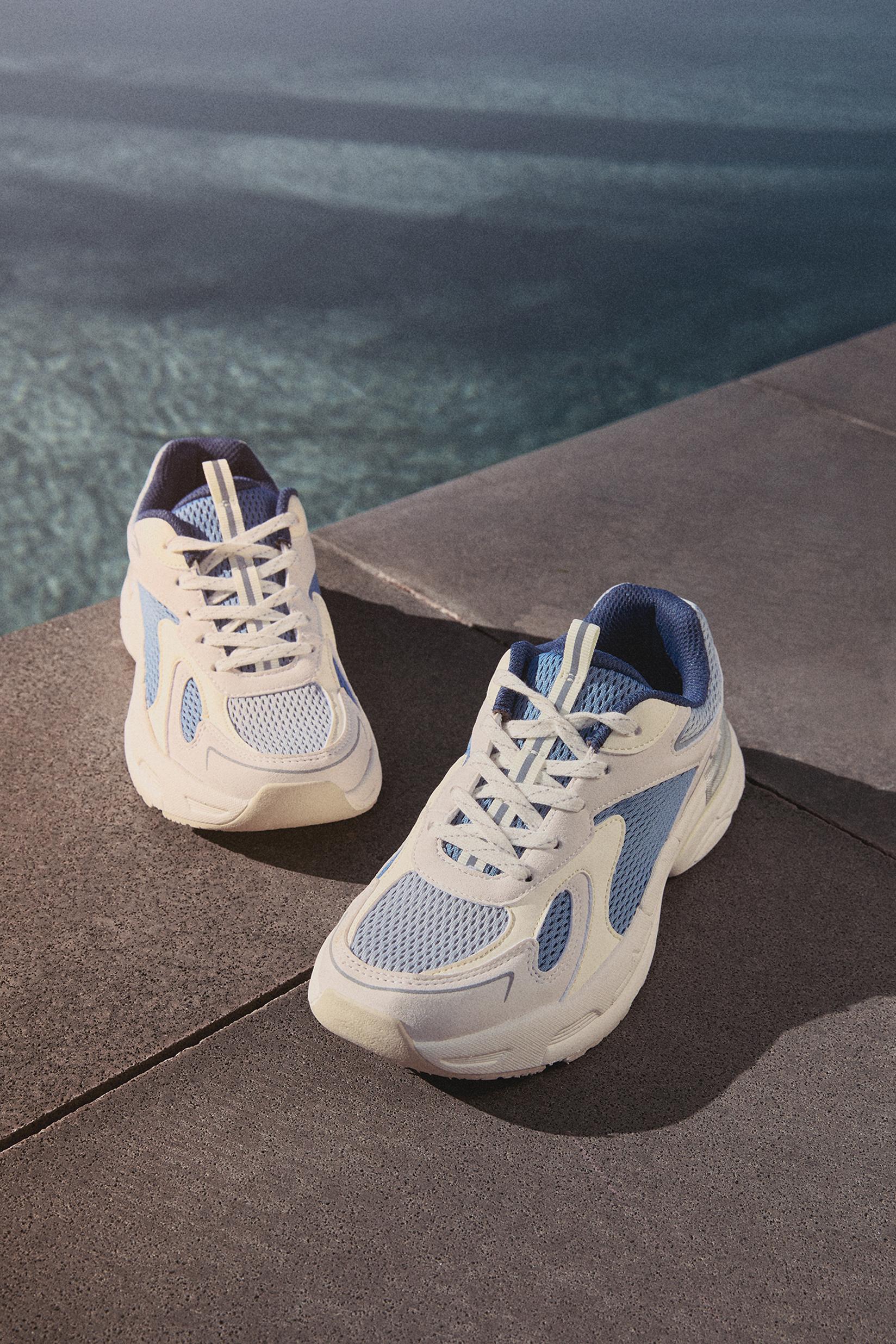 Multi-piece trainers — ECRU