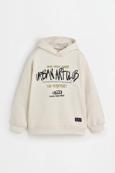 Printed hoodie — STONE 1