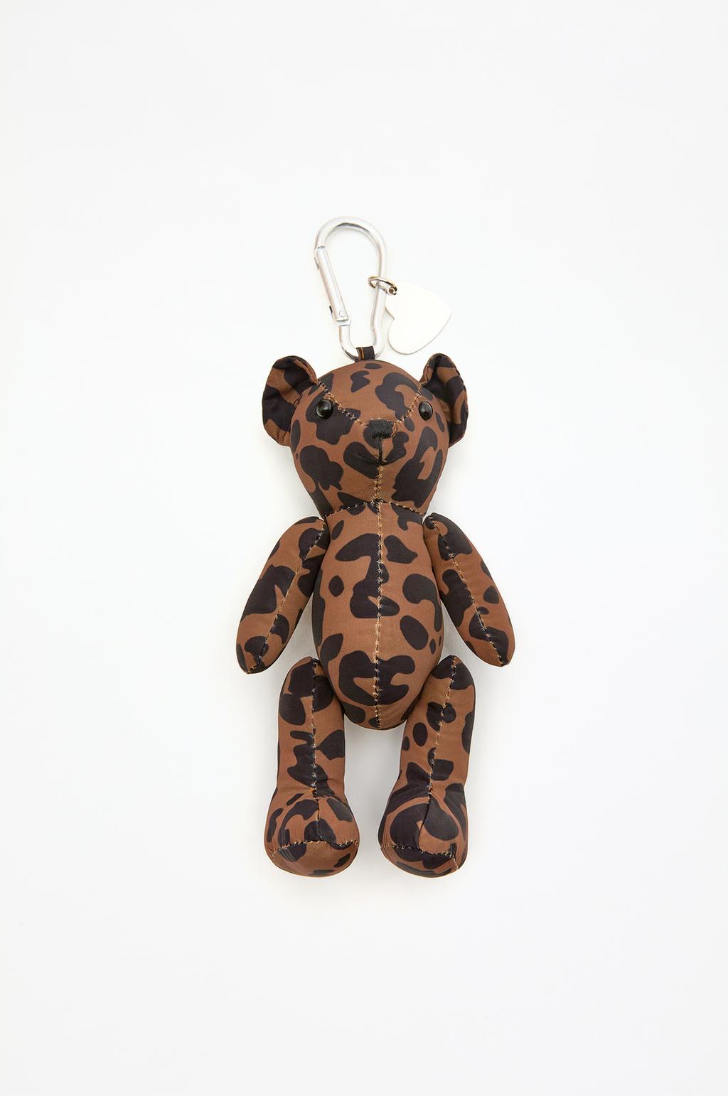 Animal print bear charm