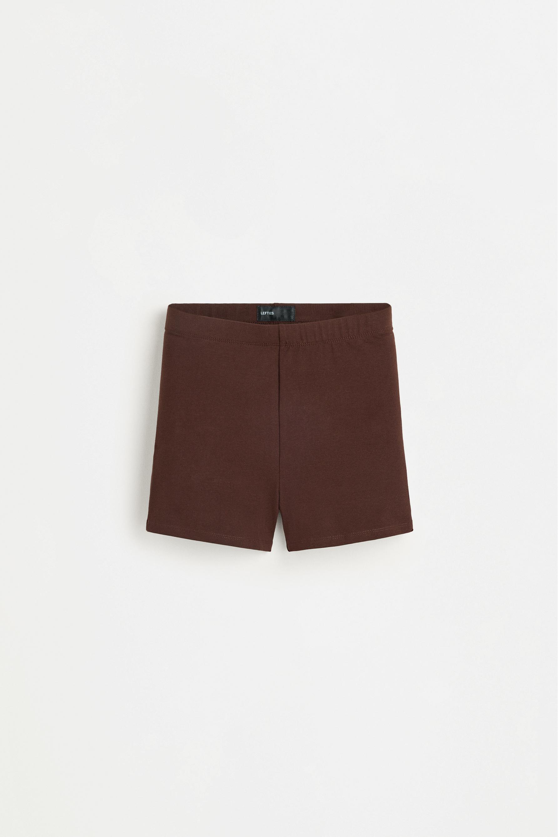 Basic hot pants — CHOCOLATE