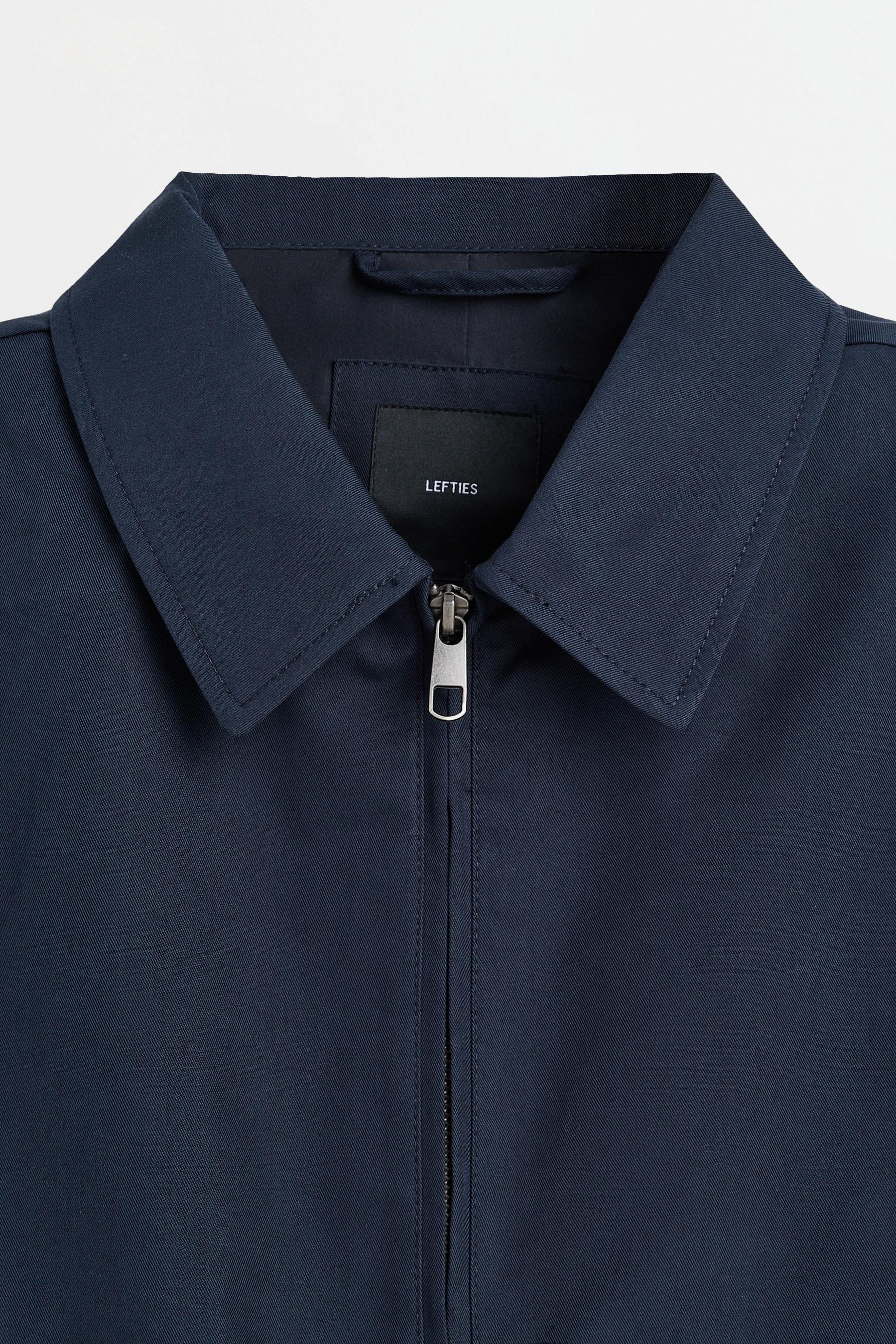 Shirt-collar jacket — NAVY