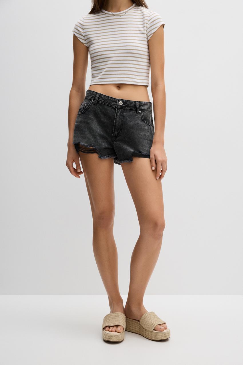 Ropa Deportiva Lefties Pantalones Cortos Mujer Pantalón Negro