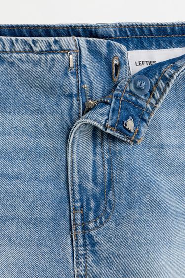 Studded denim shorts — INDIGO 7