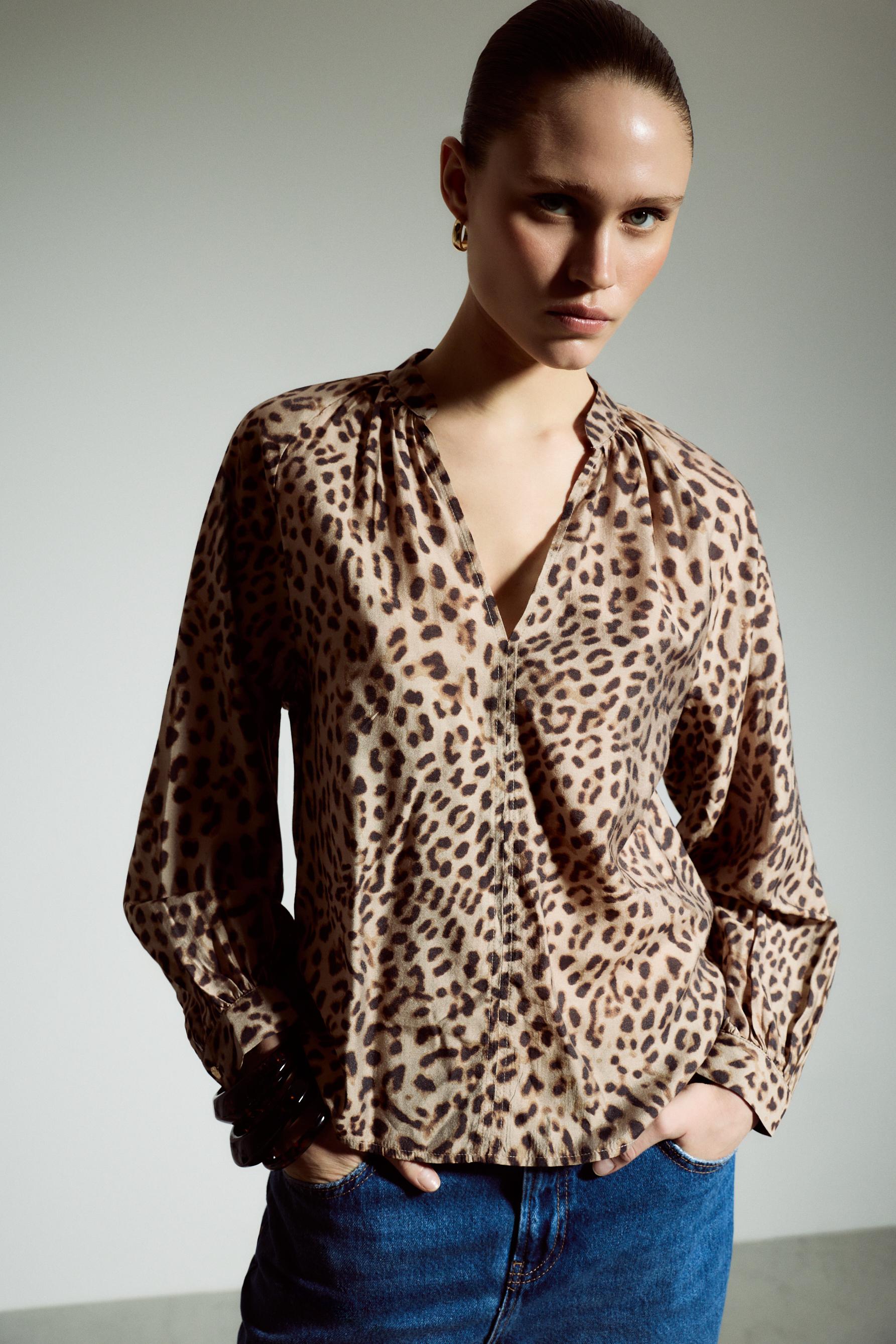 Camisa oversize cuello panadero