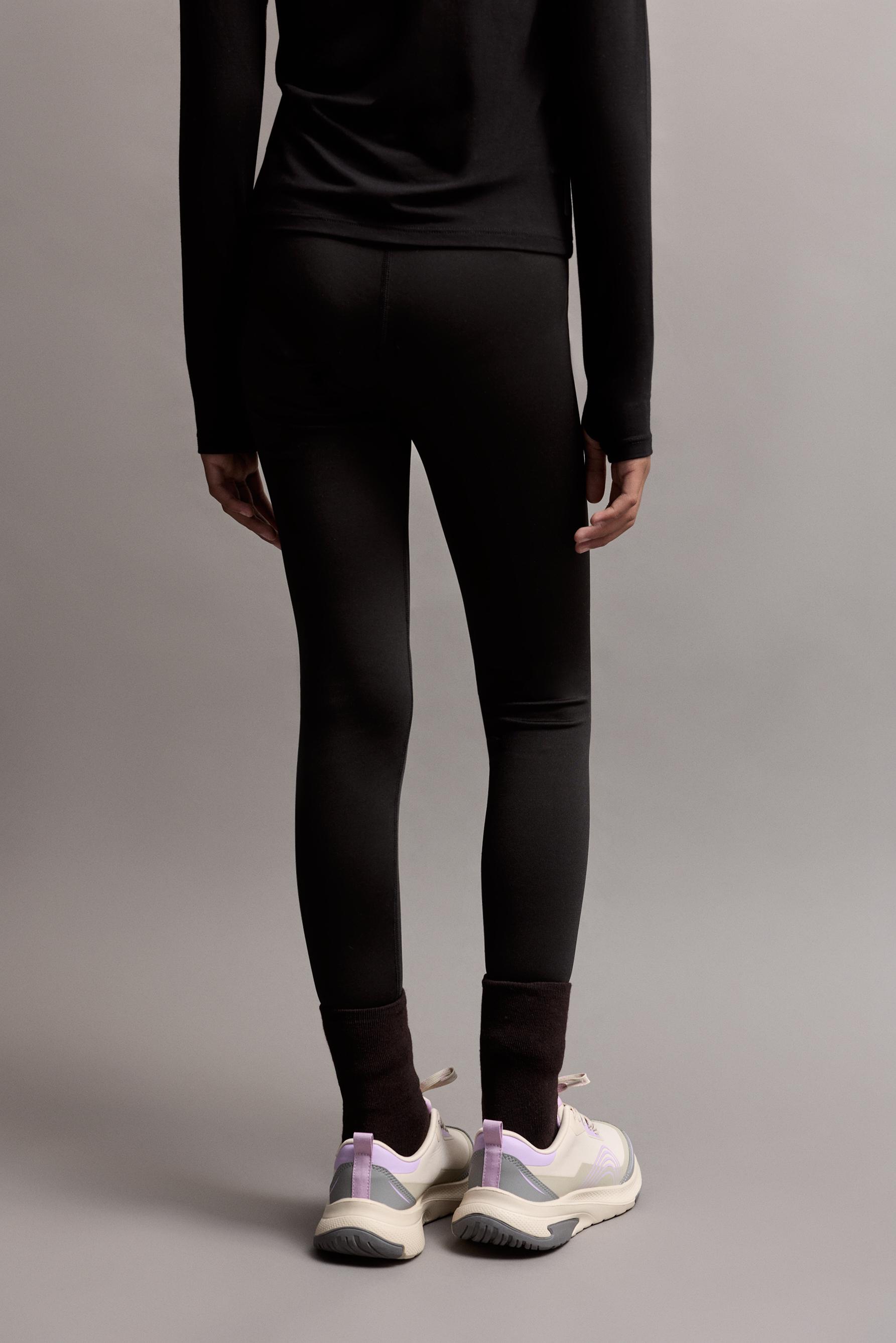 MEDIUM WEIGHT thermal leggings — BLACK