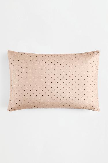 Heart print pillowcase — ECRU 1
