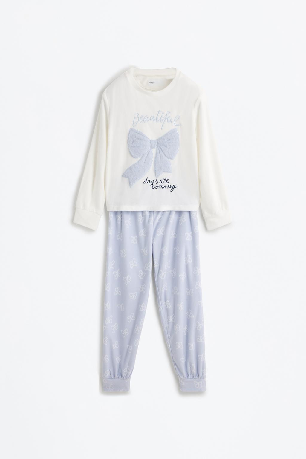 Fuzzy patch pyjamas