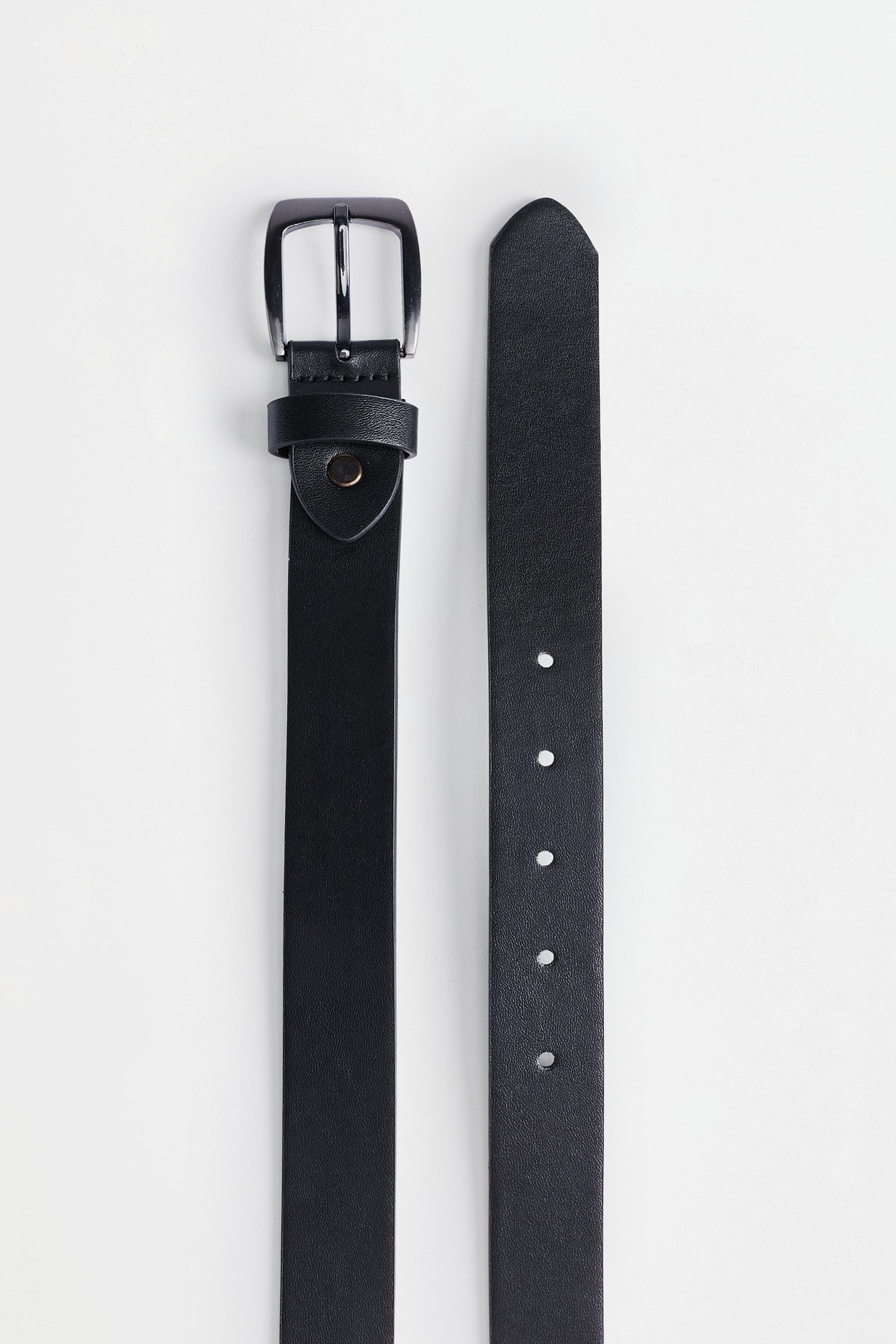 Dress belt — BLACK MARL