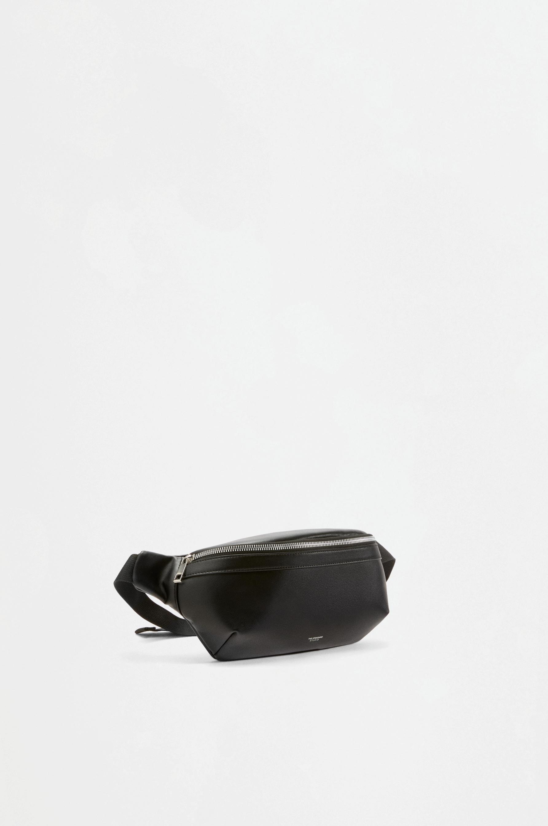 Logo belt bag — BLACK